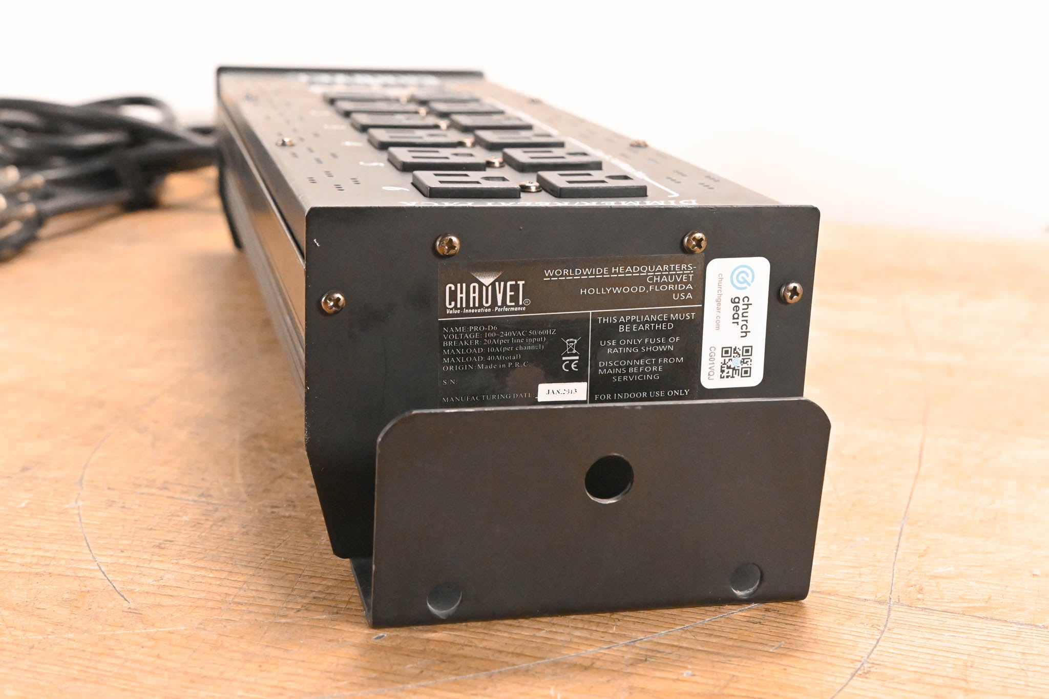 Chauvet Pro-D6 6-Channel DMX-512 Dimmer/Switch Pack