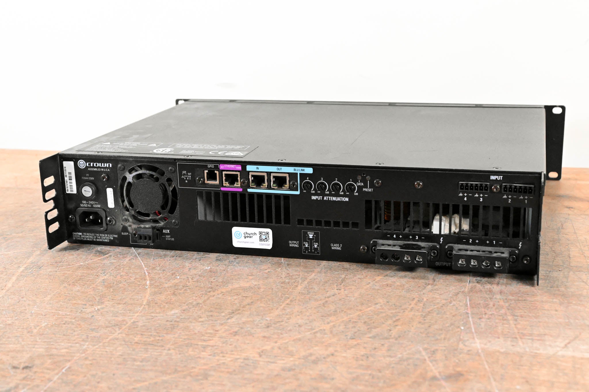 Crown DCi 4|300N DriveCore Install 4-Channel Power Amplifier