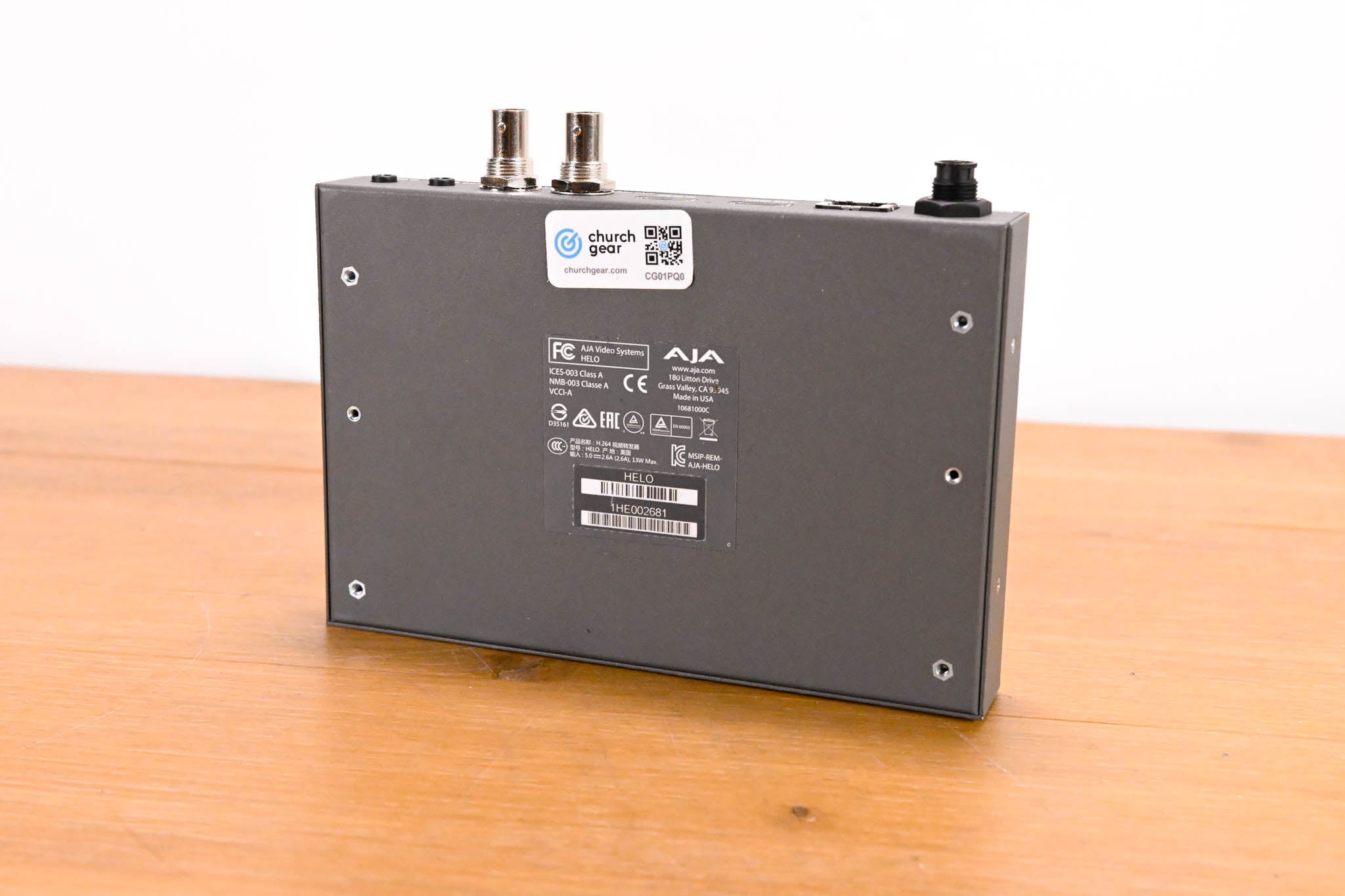 AJA HELO H.264 Streamer and Recorder (NO POWER SUPPLY)