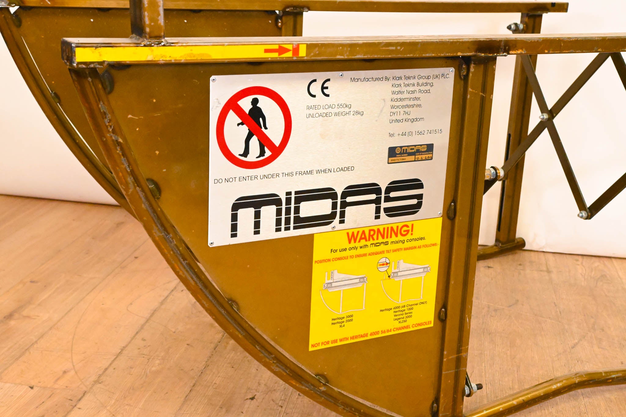 Midas Easy Tilt Mixing Console Stand