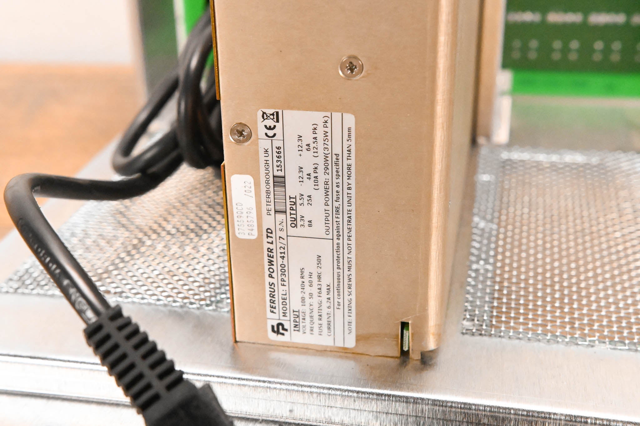 Solid State Logic C300 HD Power Distribution Assembly w/Ferrus Power PSU