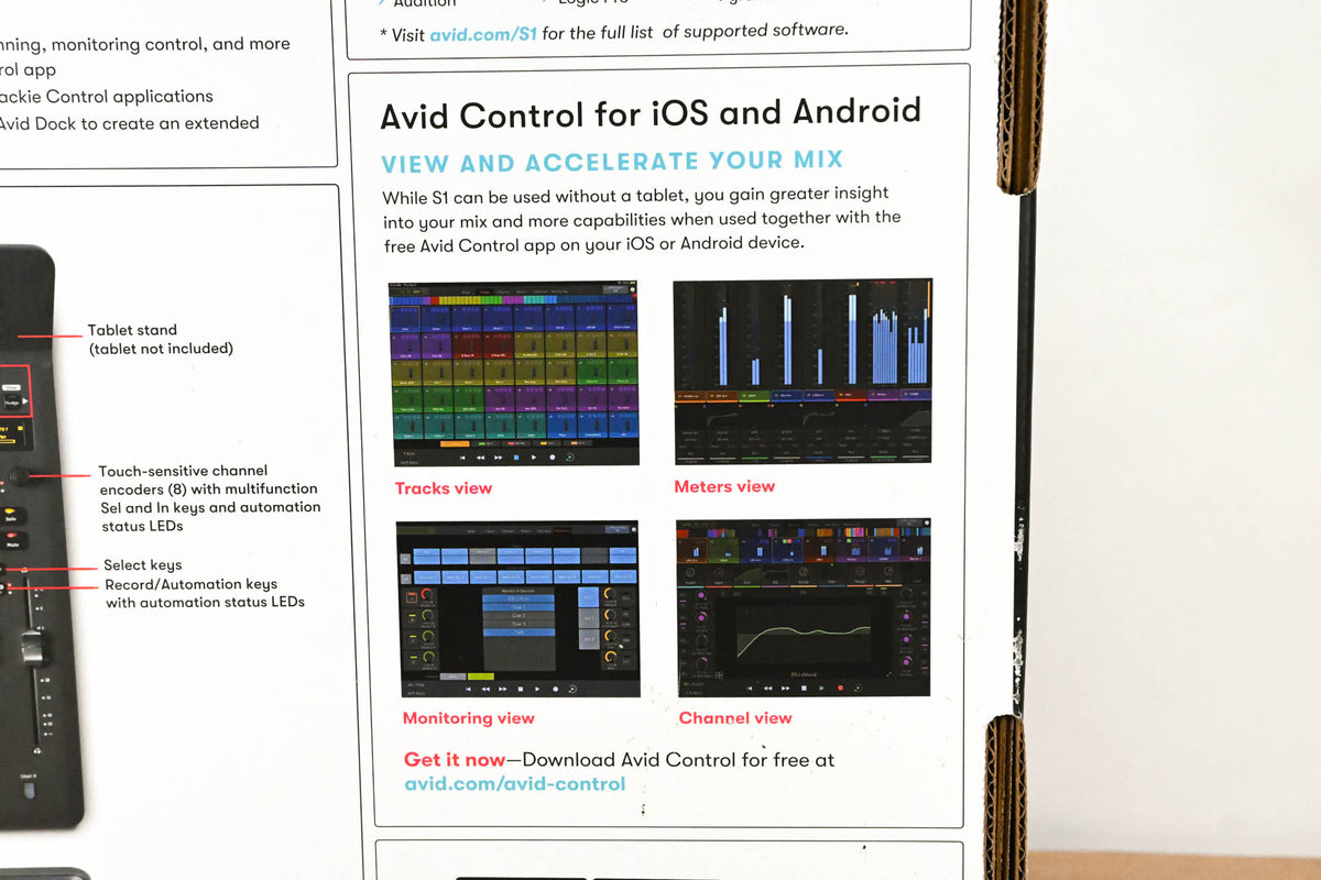 AVID S1 EUCON Compact Control Surface