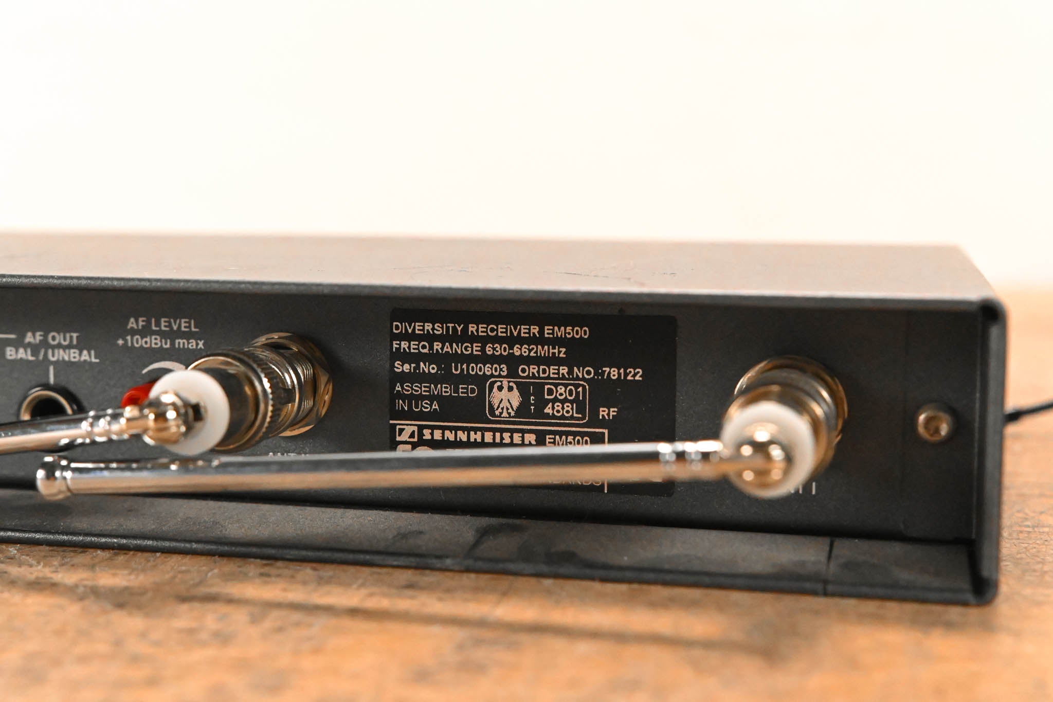 Sennheiser ew 500 Bodypack Wireless System 630-662 MHz NO POWER SUPPLY