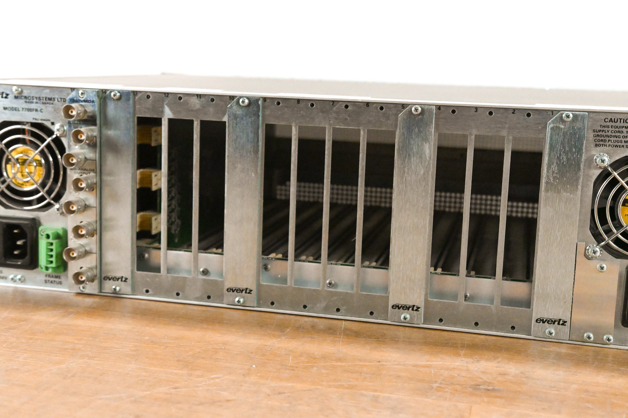 Evertz 7700FR-C MultiFrame Chassis with Cards