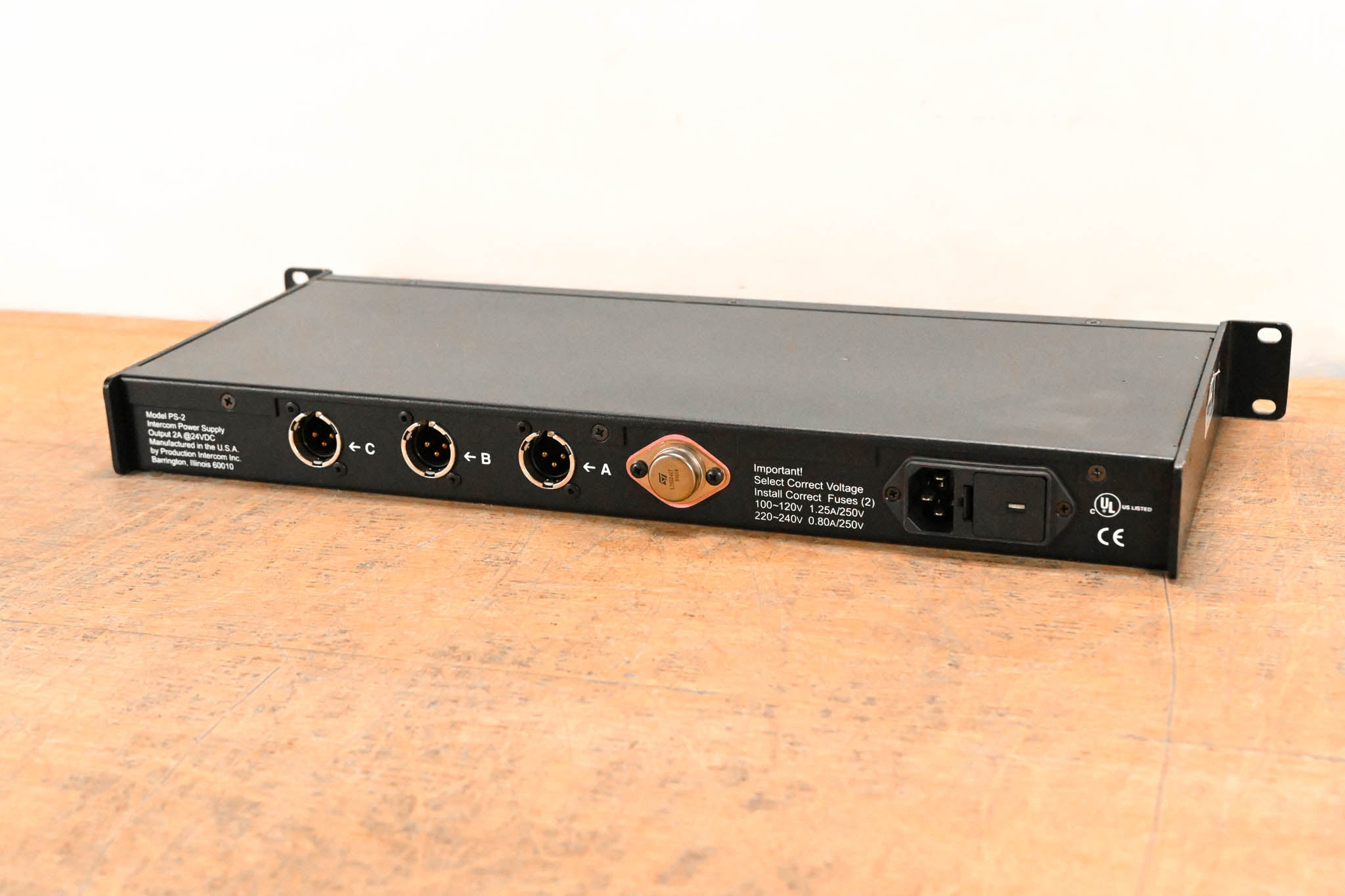 Production Intercom PS-2 Intercom Power Supply