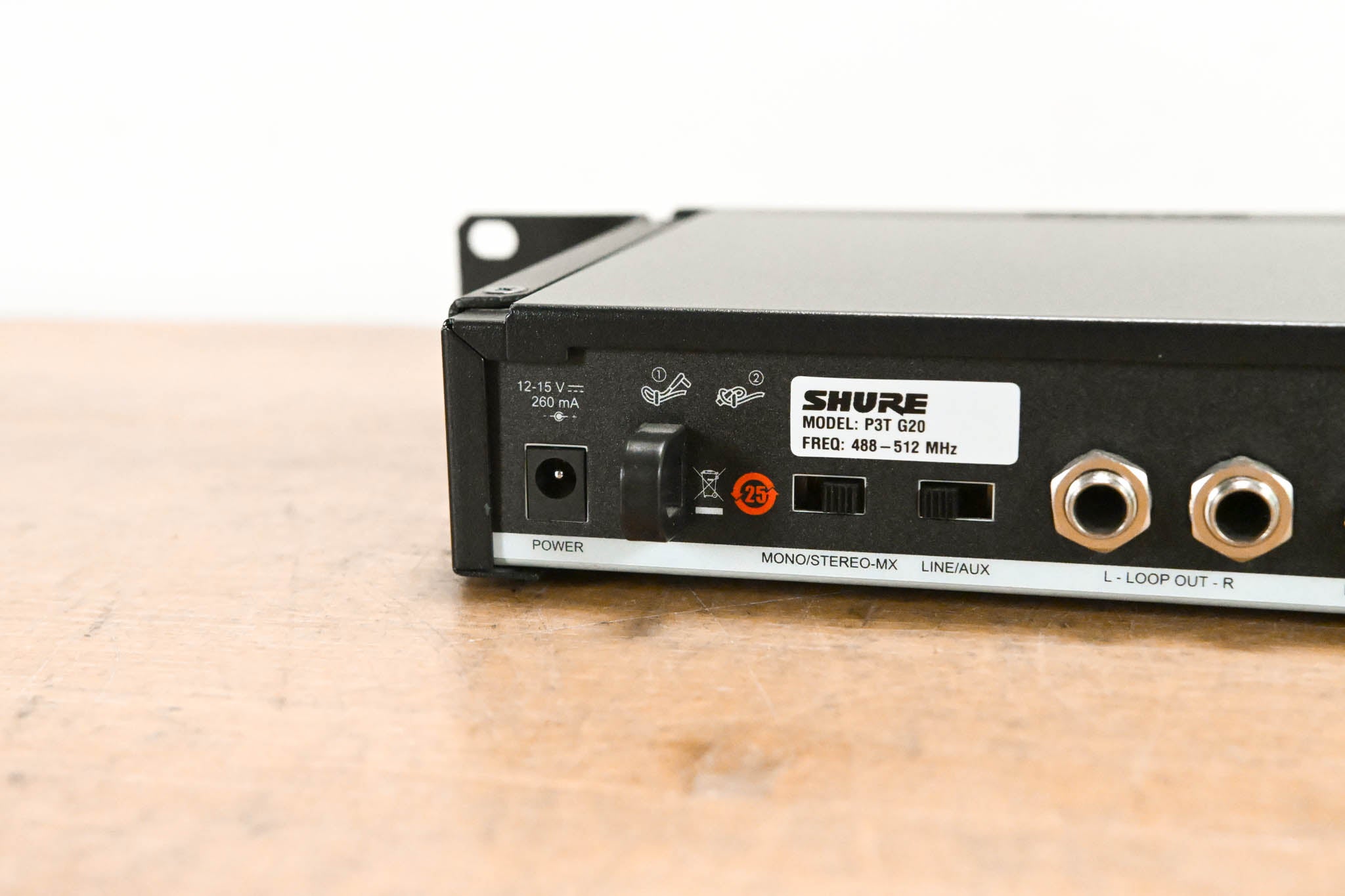 Shure PSM 300 Wireless IEM System G20 Range: 488-512 MHz (NO PSU)