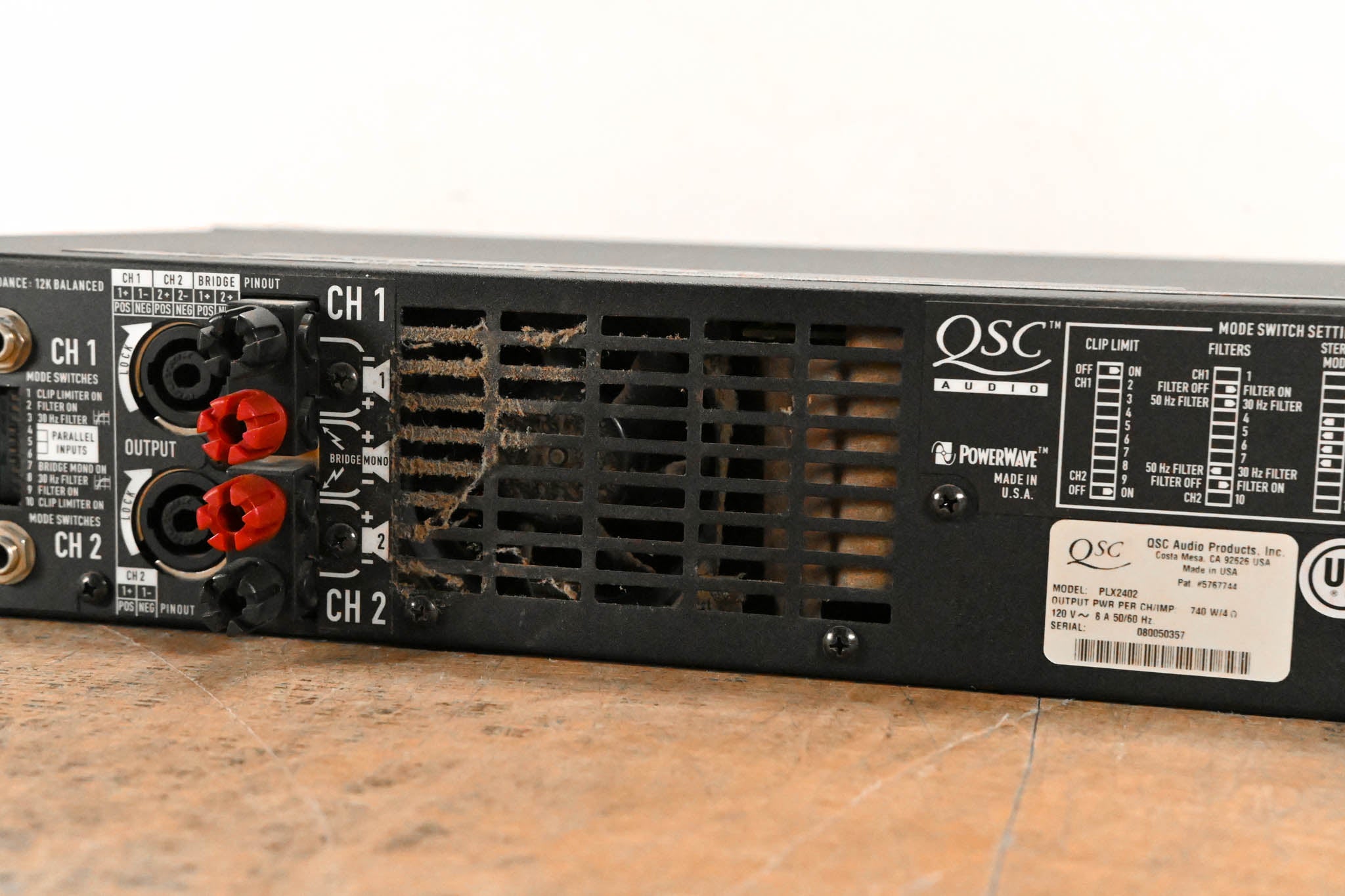QSC PLX2402 2-Channel Power Amplifier