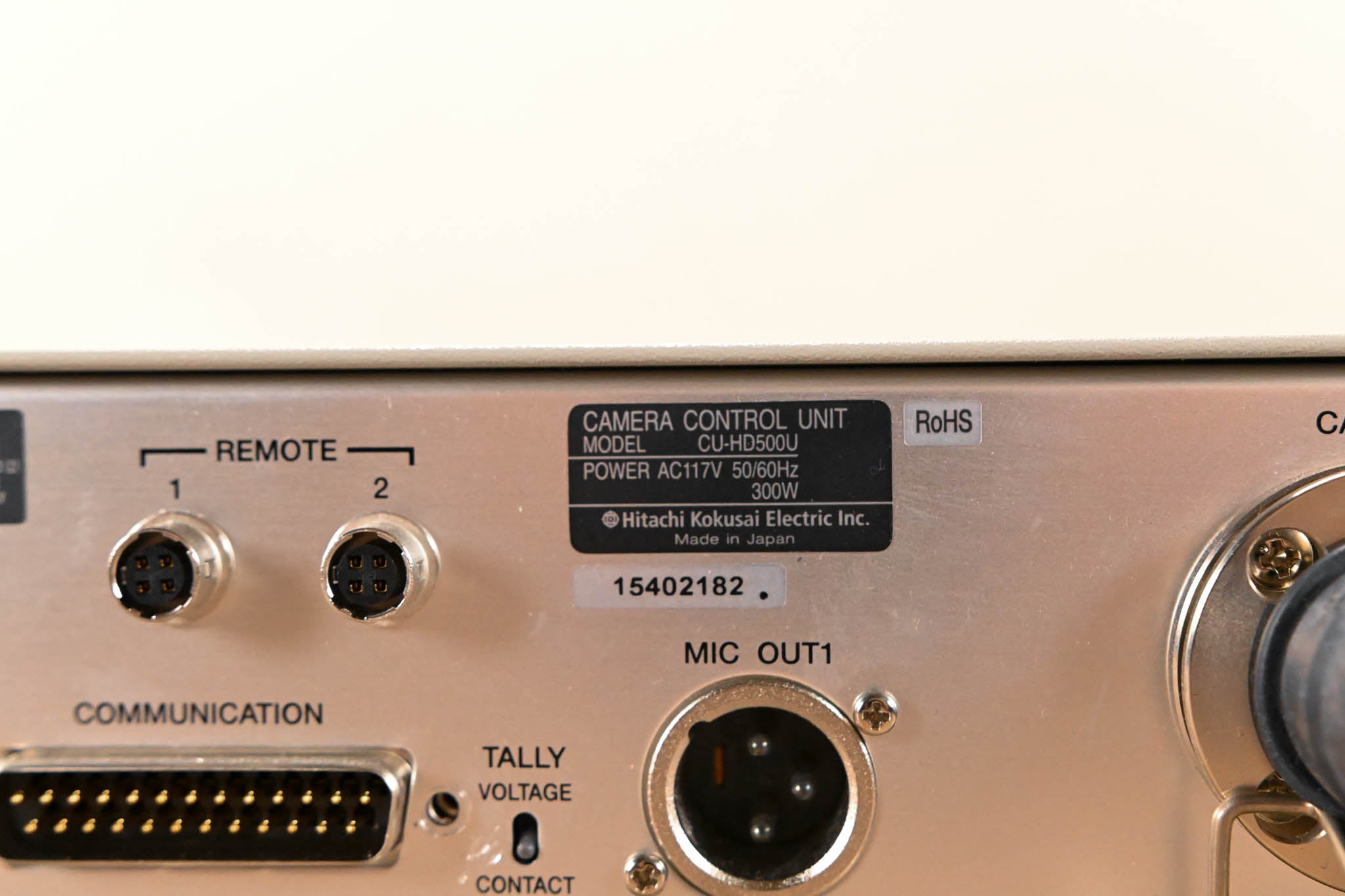 Hitachi CU-HD500 Fiber Optic Camera Control Unit