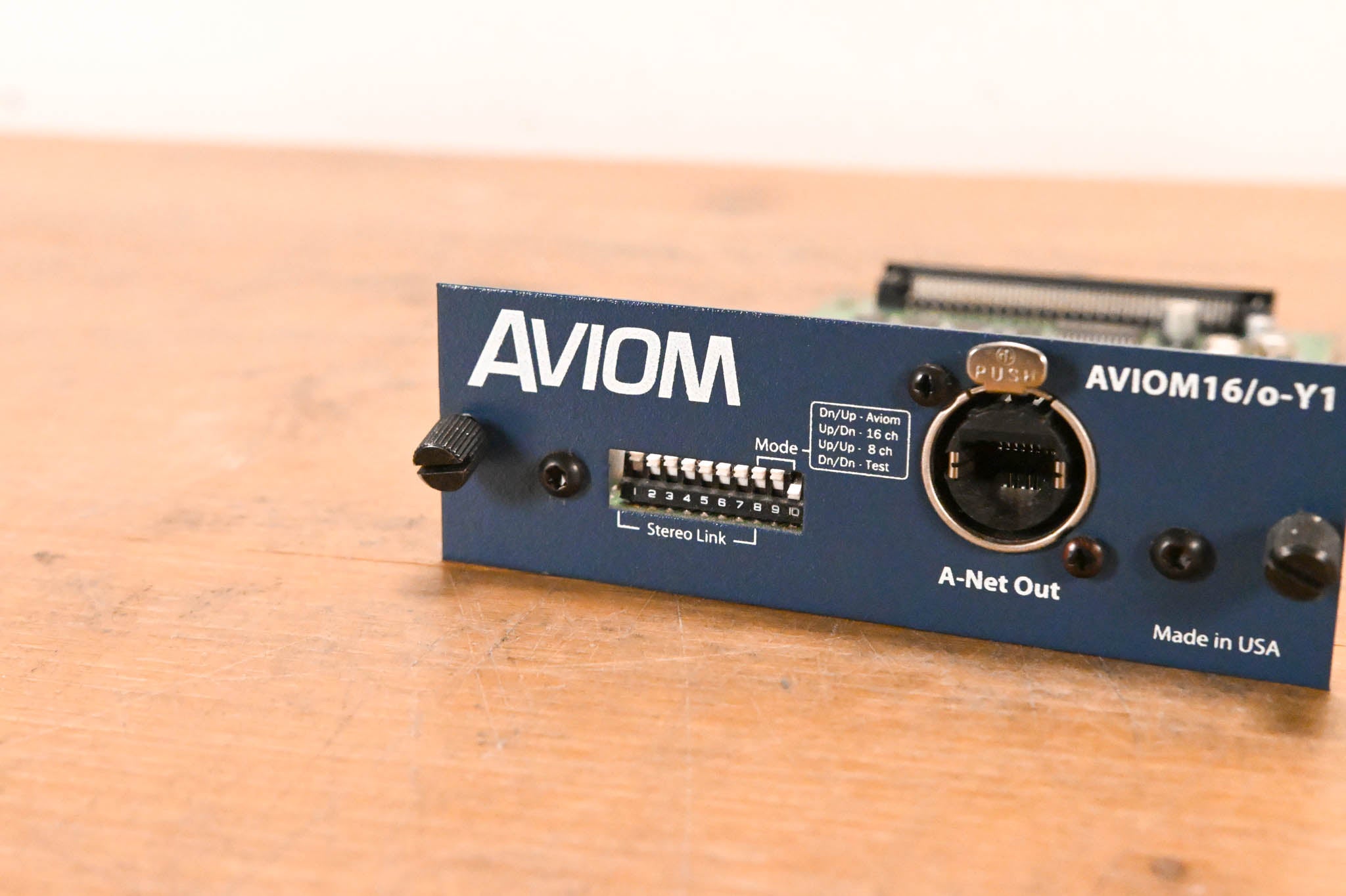 Aviom 16/o-Y1 A-Net Card for Yamaha Digital Products