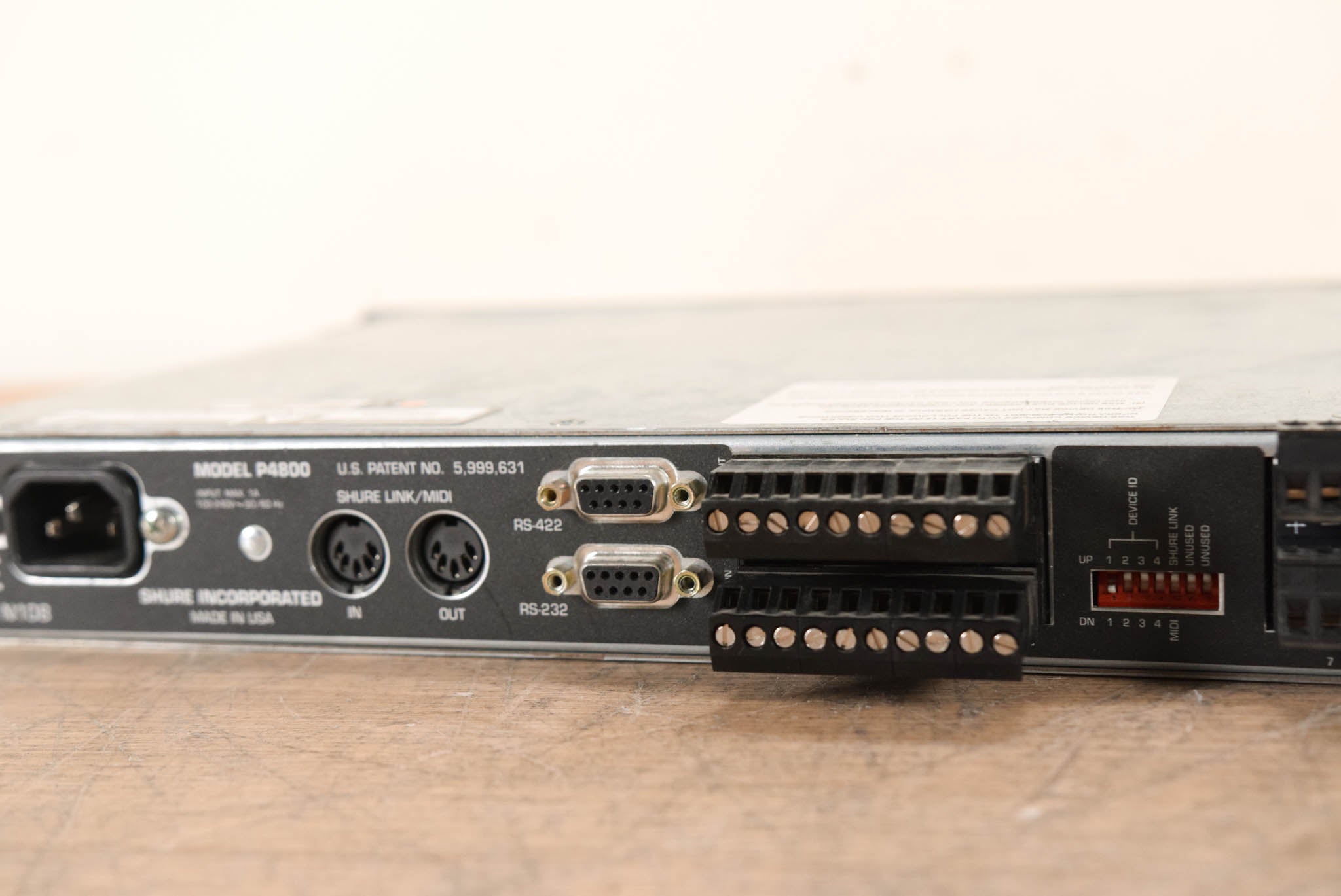 Shure P4800 4x8 Digital Signal Processor