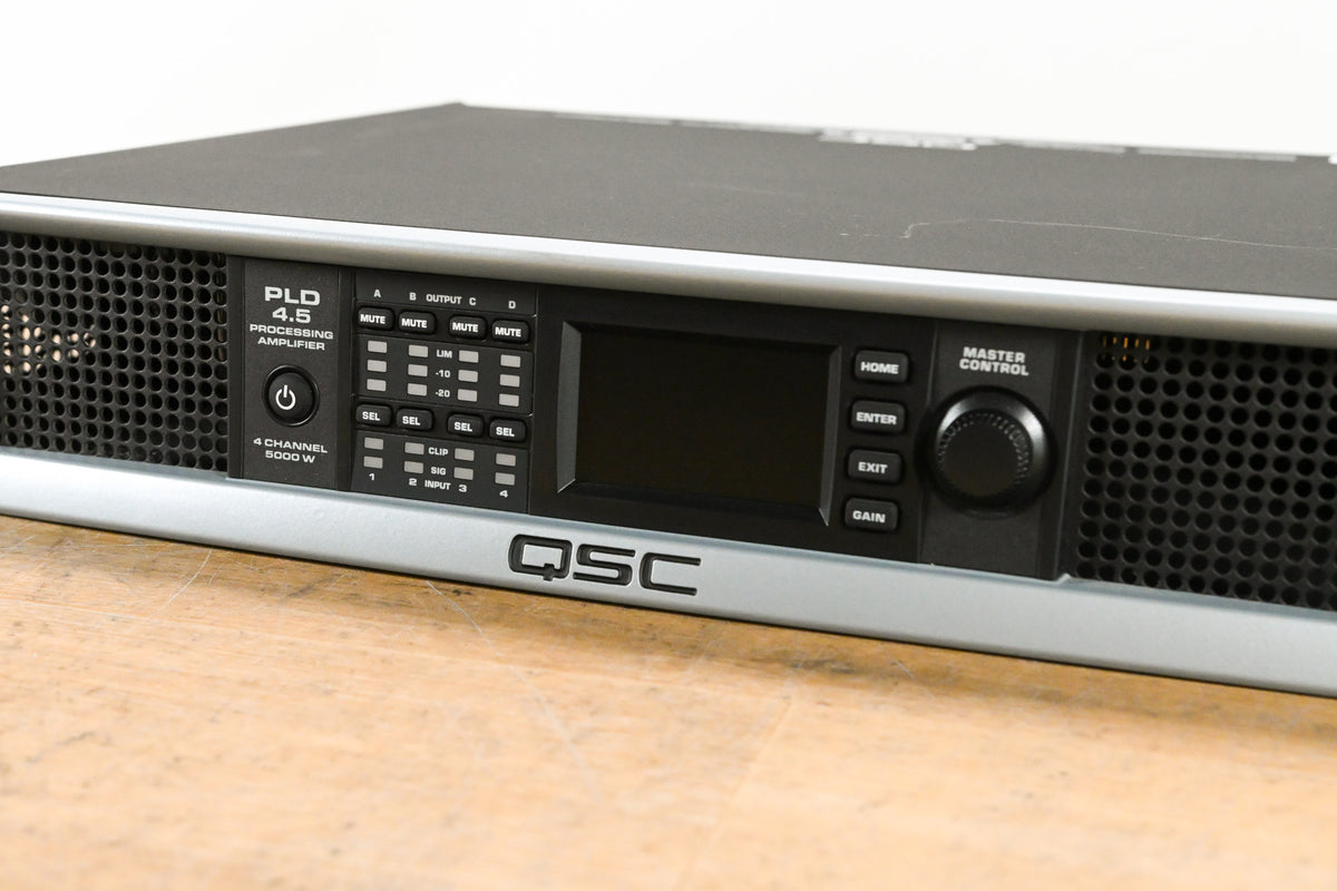 QSC PLD4.5 Four-Channel Power Amplifier with DSP