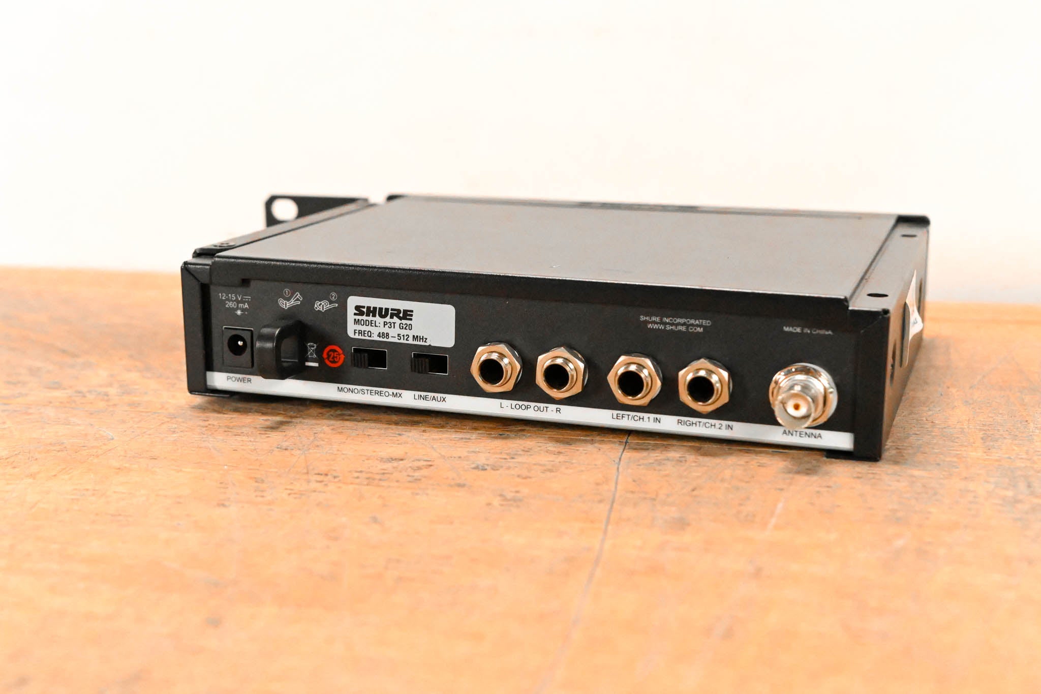 Shure P3T-G20 PSM 300 Wireless Transmitter - G20 Band (NO POWER SUPPLY)