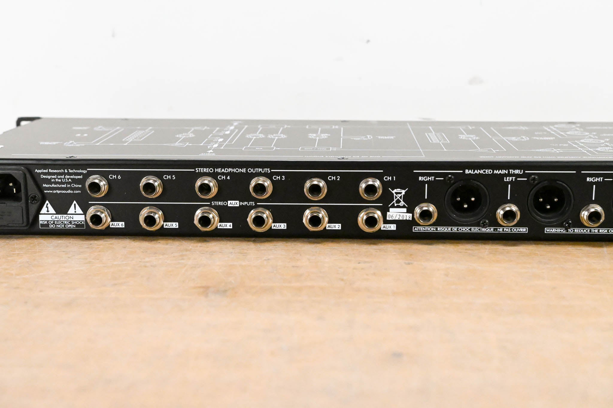ART HeadAmp6Pro 6-Channel Headphone Amplifier