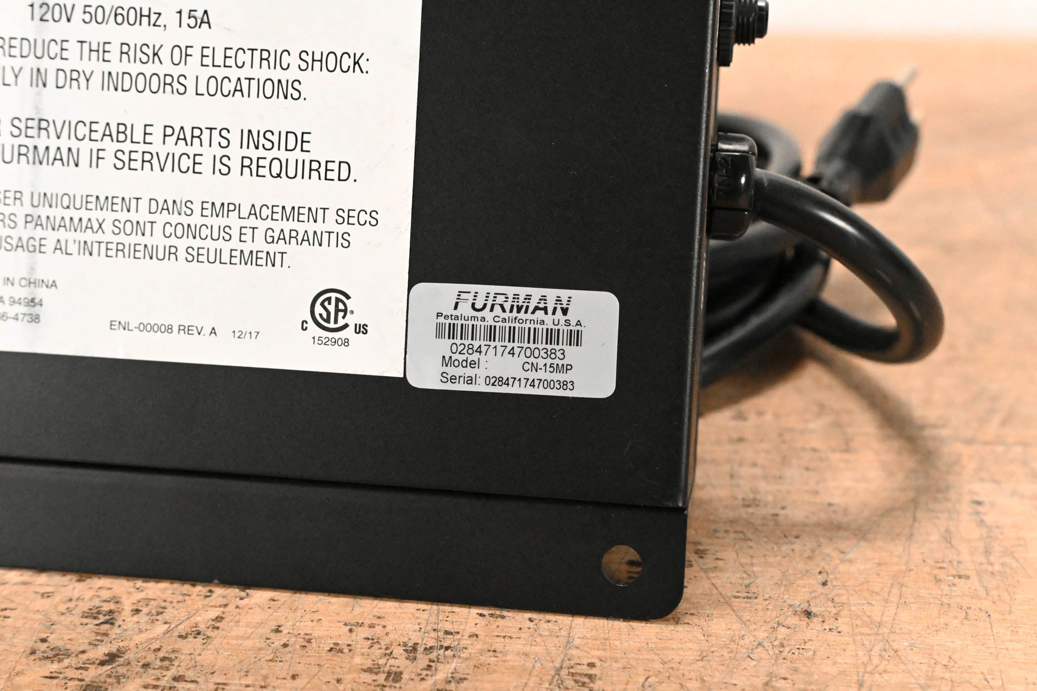Furman CN-15MP Contractor Series MiniPort
