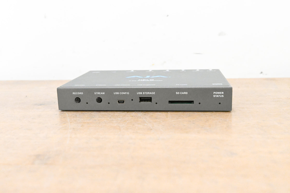 AJA HELO H.264 Streamer and Recorder (NO POWER SUPPLY)