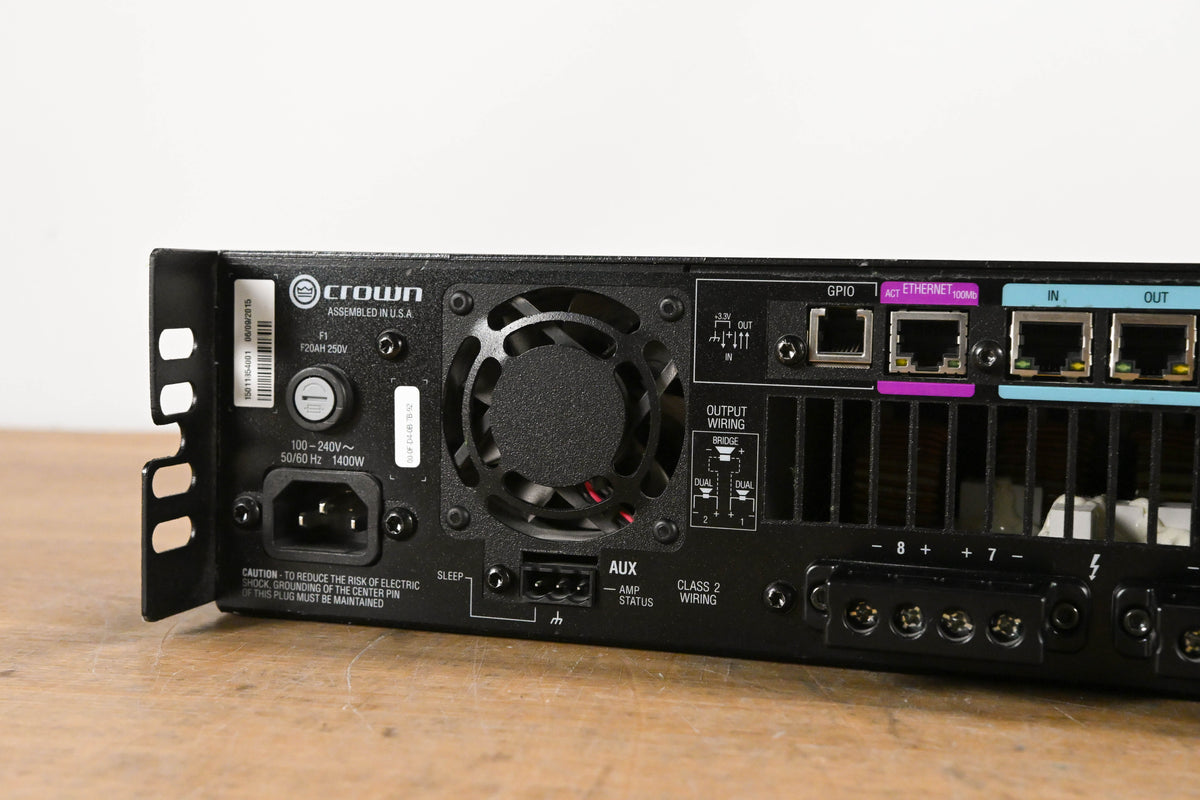 Crown DCi 8|300N 8-Channel, 300W @ 4 ohms Power Amplifier w/ BLU link