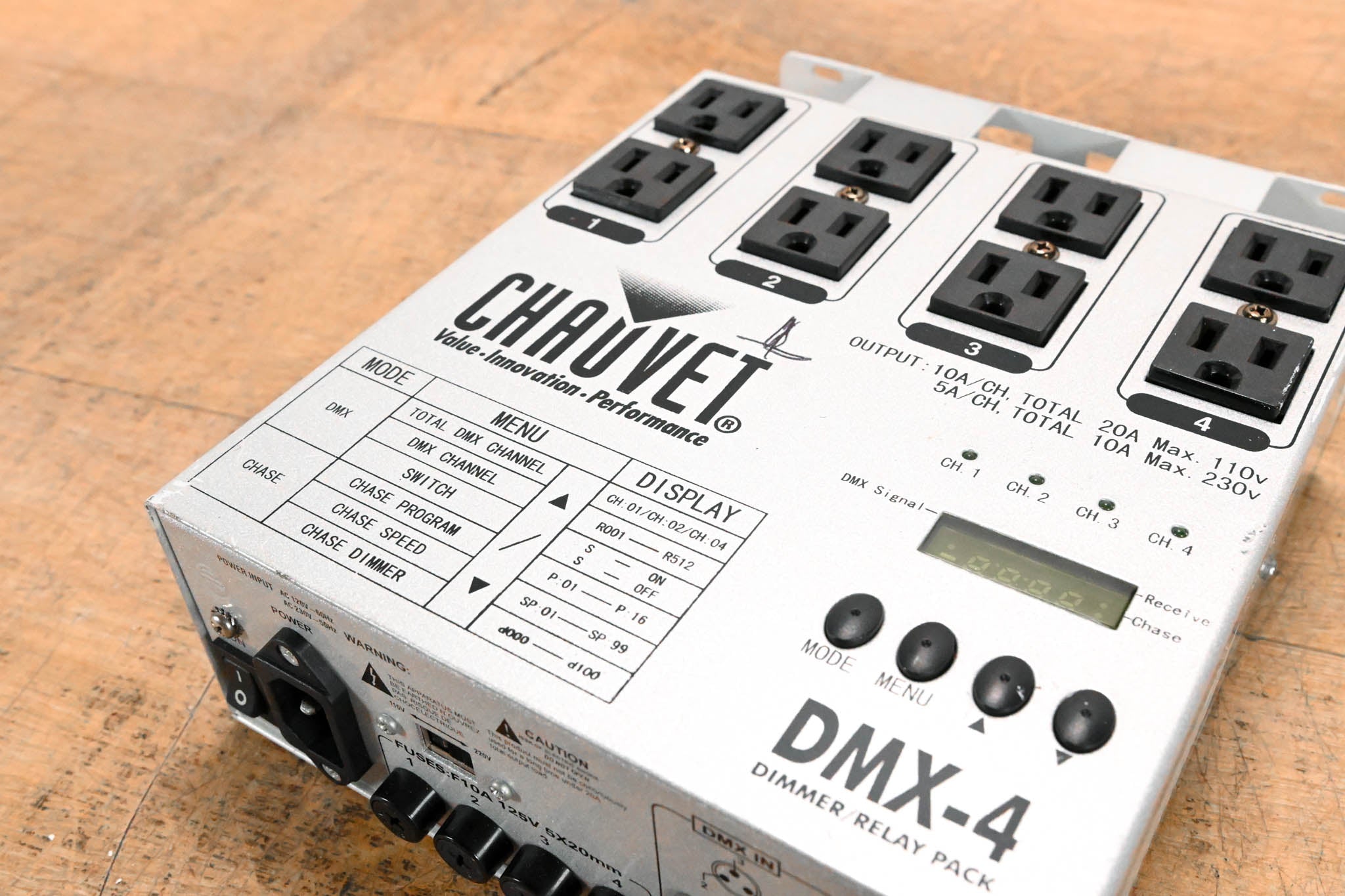Chauvet DMX-4 4-Channel DMX Dimmer/Relay Pack