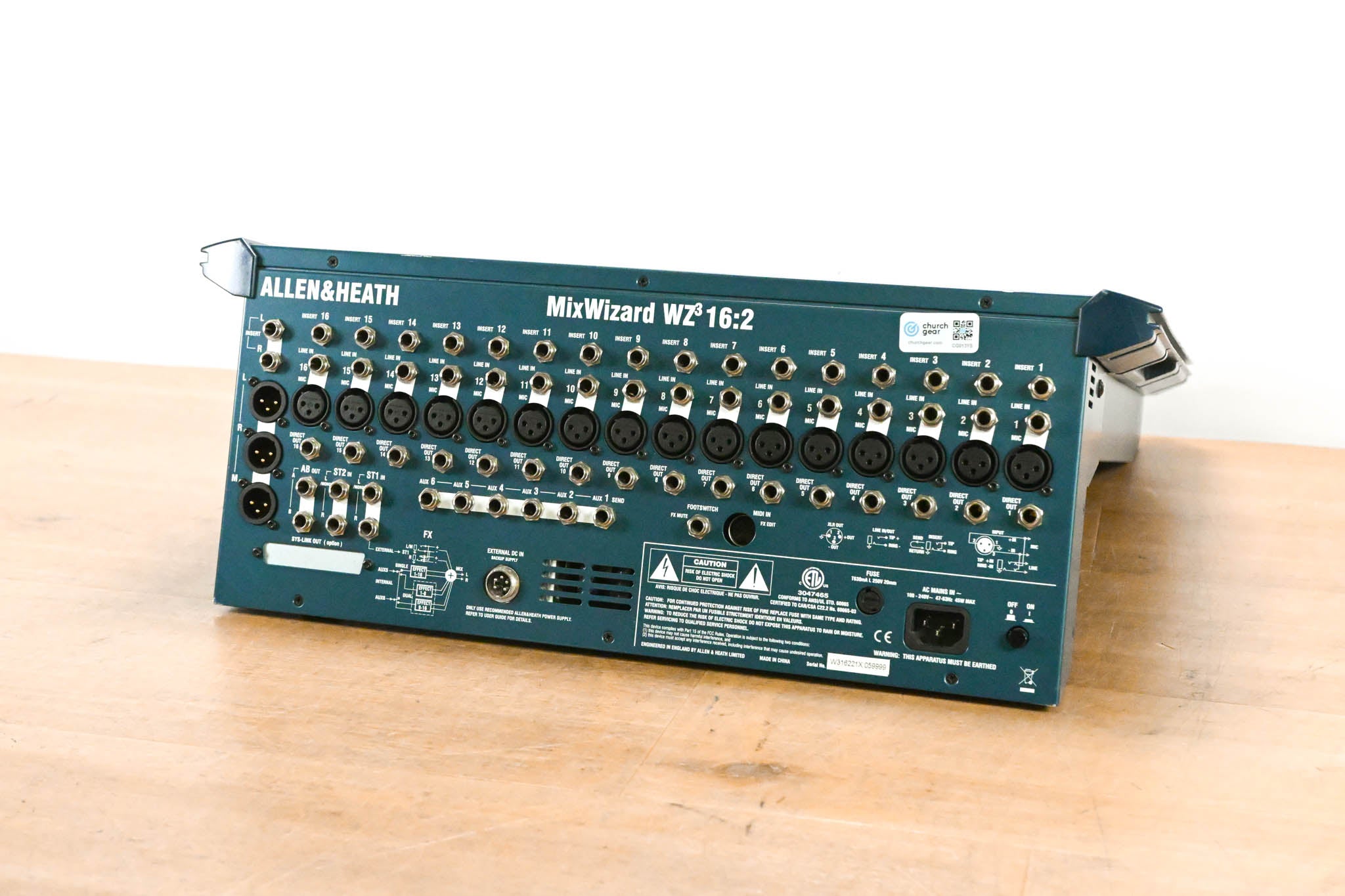 Allen & Heath MixWizard WZ3 16:2 16-Channel Analog Mixer