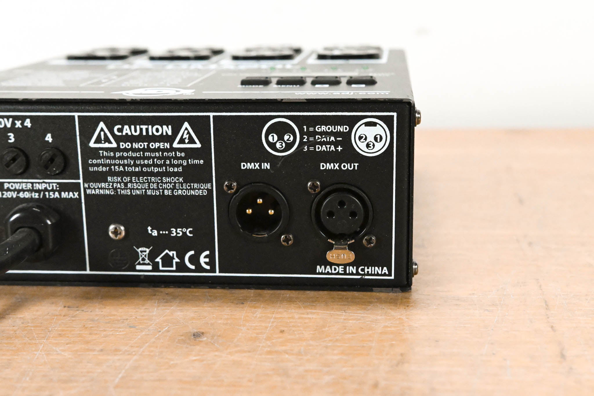 American DJ DP-DMX20L Four-Channel DMX Dimmer Pack