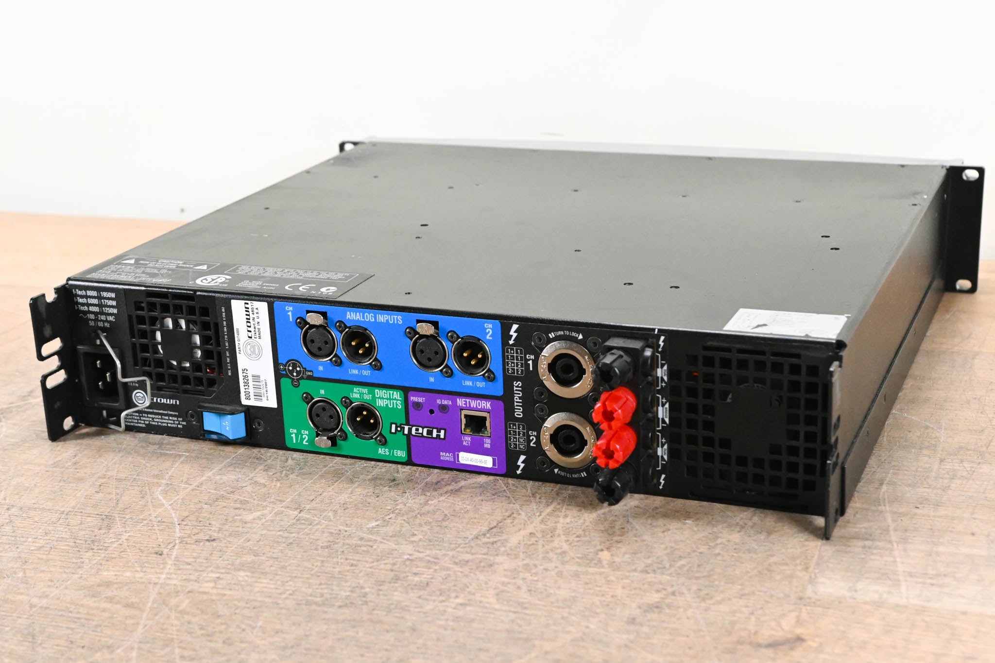 Crown I-Tech 4000 2-Channel Power Amplifier