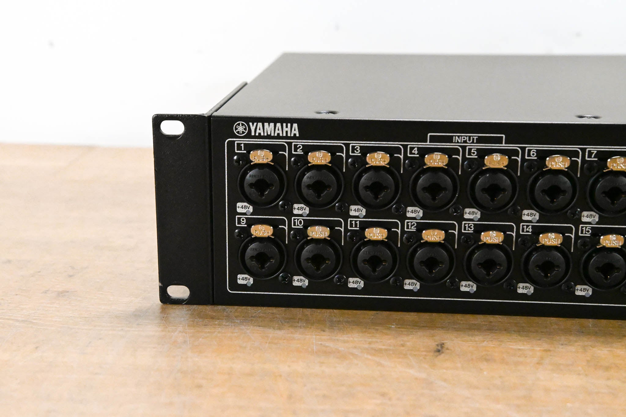 Yamaha Tio1608-D 16-Input/8-Output Dante Stagebox for TF Series Mixers