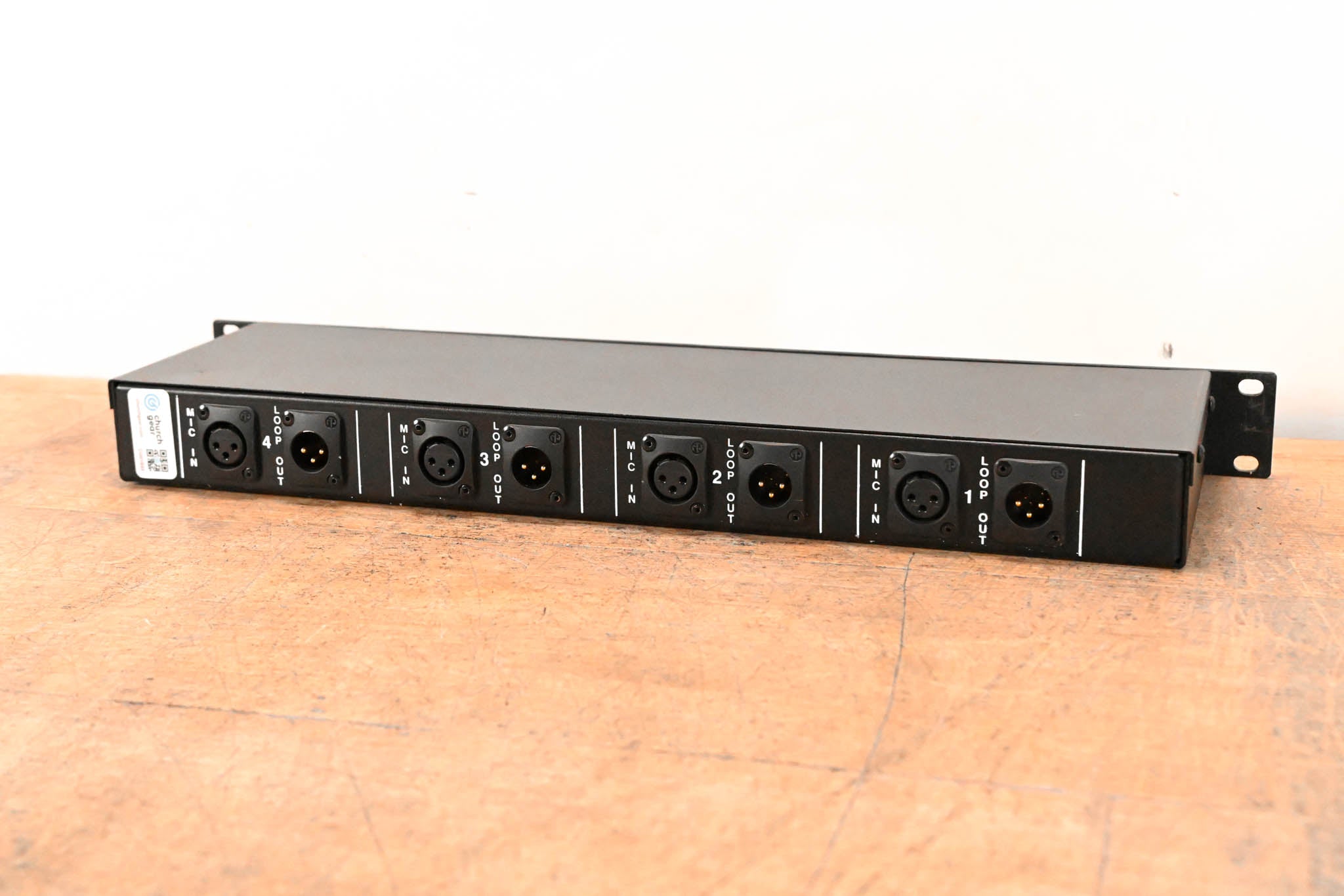 Horizon MS-4 4-Channel Rackmount Mic Splitter