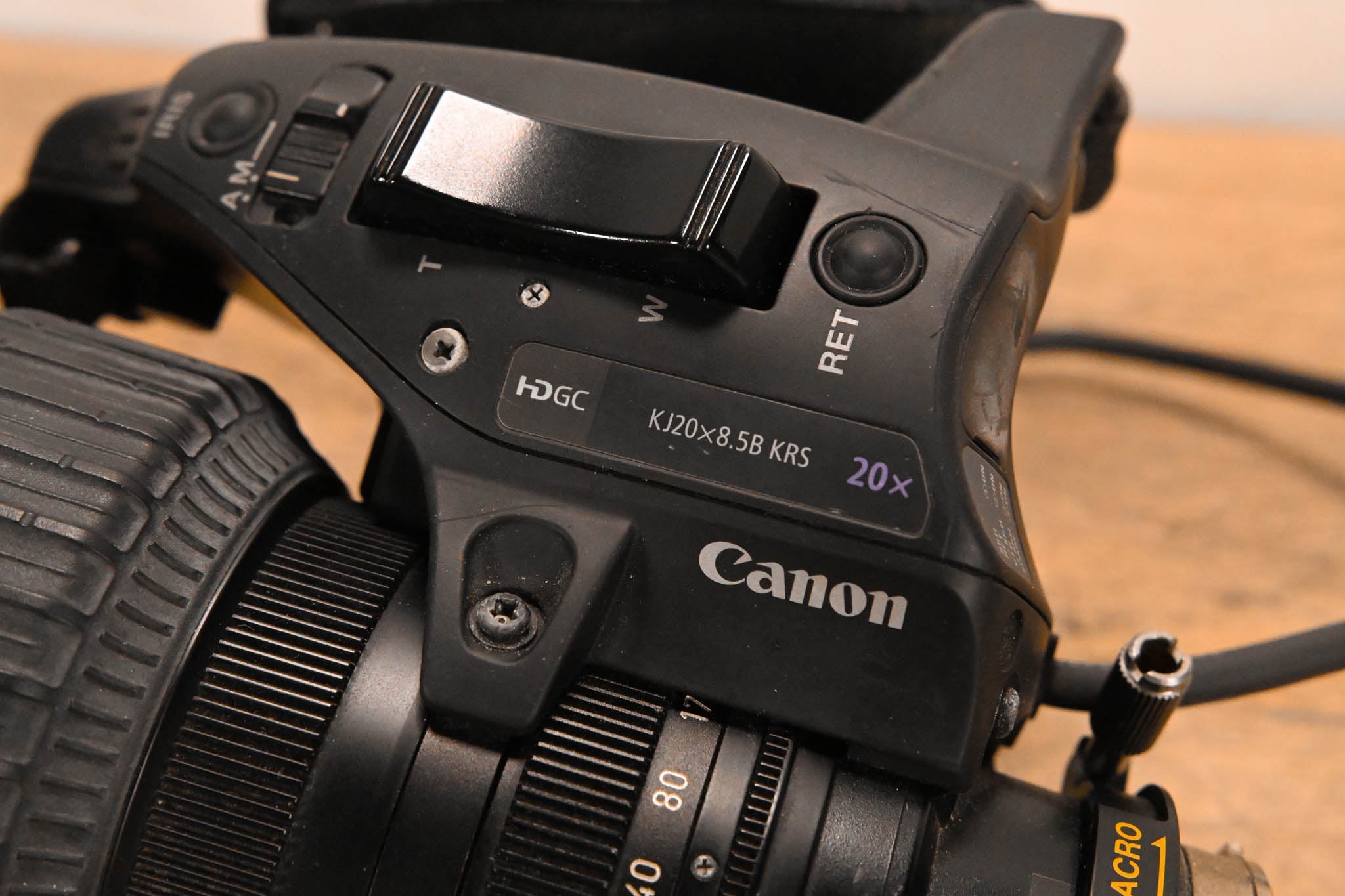 Canon KJ20x8.5B KRS HDgc 20x 2/3" ENG High Definition Telephoto Lens