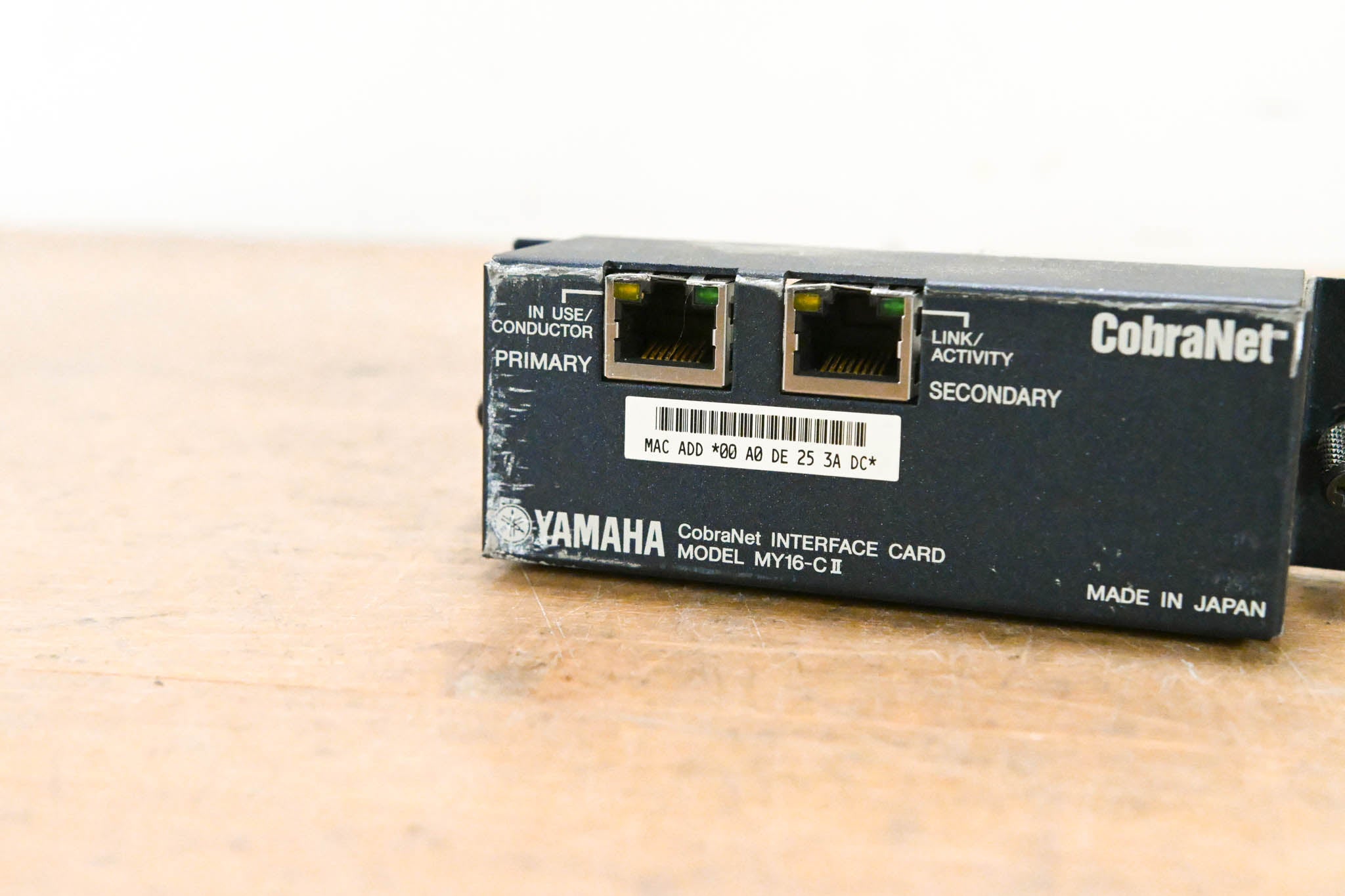 Yamaha MY16-CII CobraNet Network I/O Card