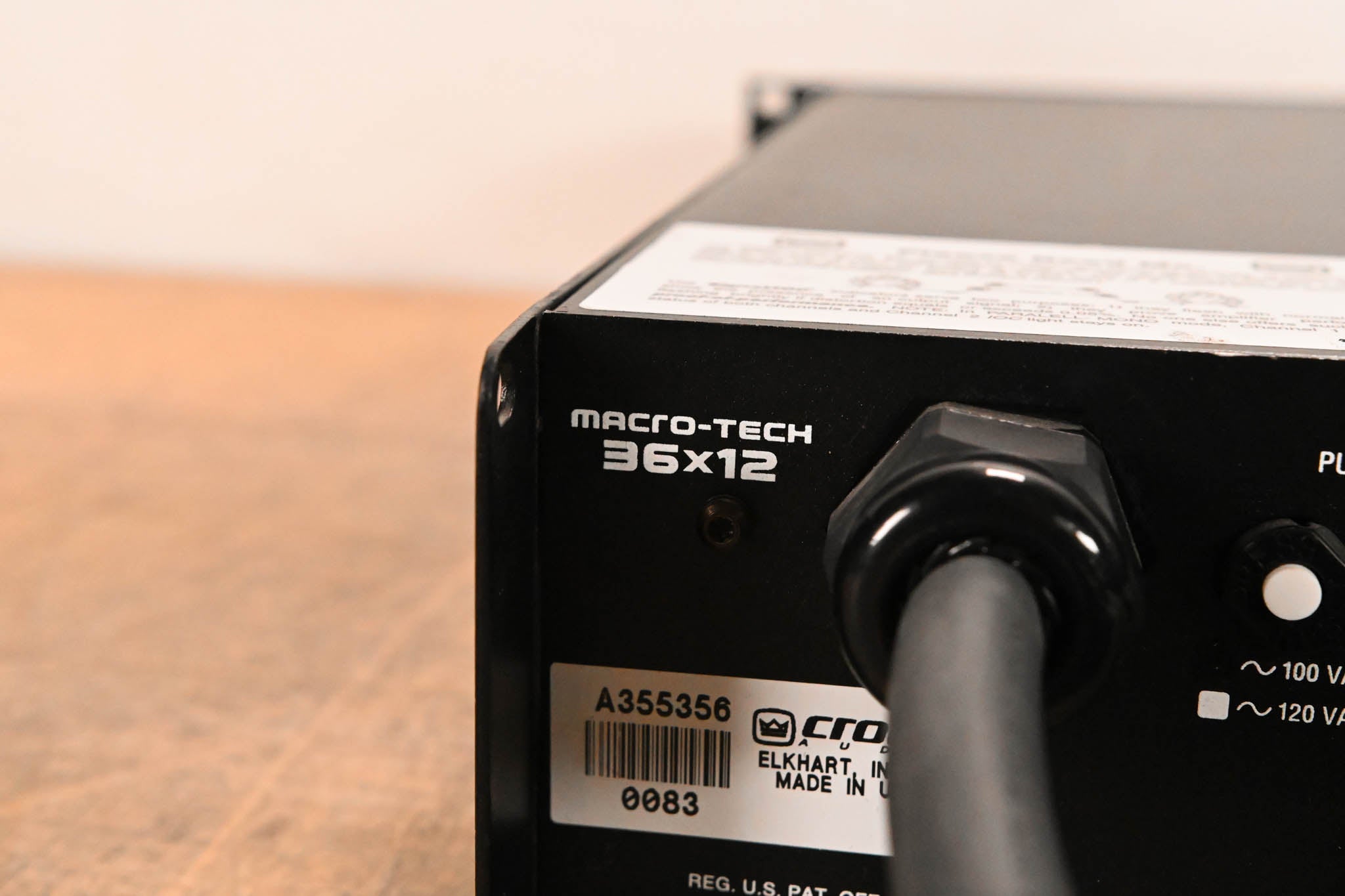 Crown Macro-Tech 36x12 2-Channel Power Amplifier