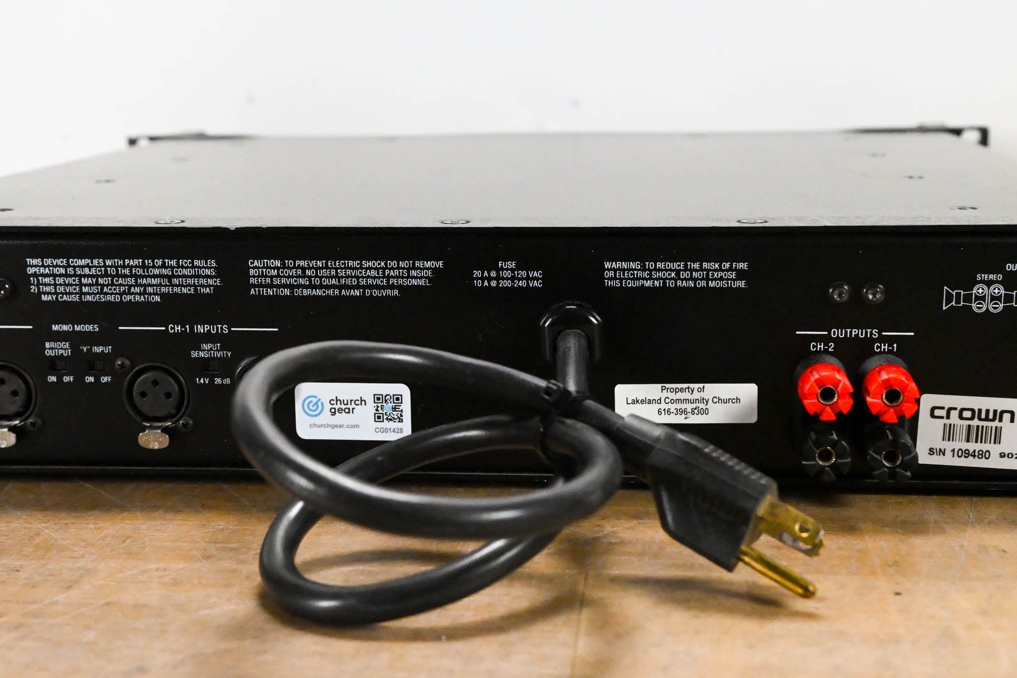 Crown K2 2-Channel Power Amplifier