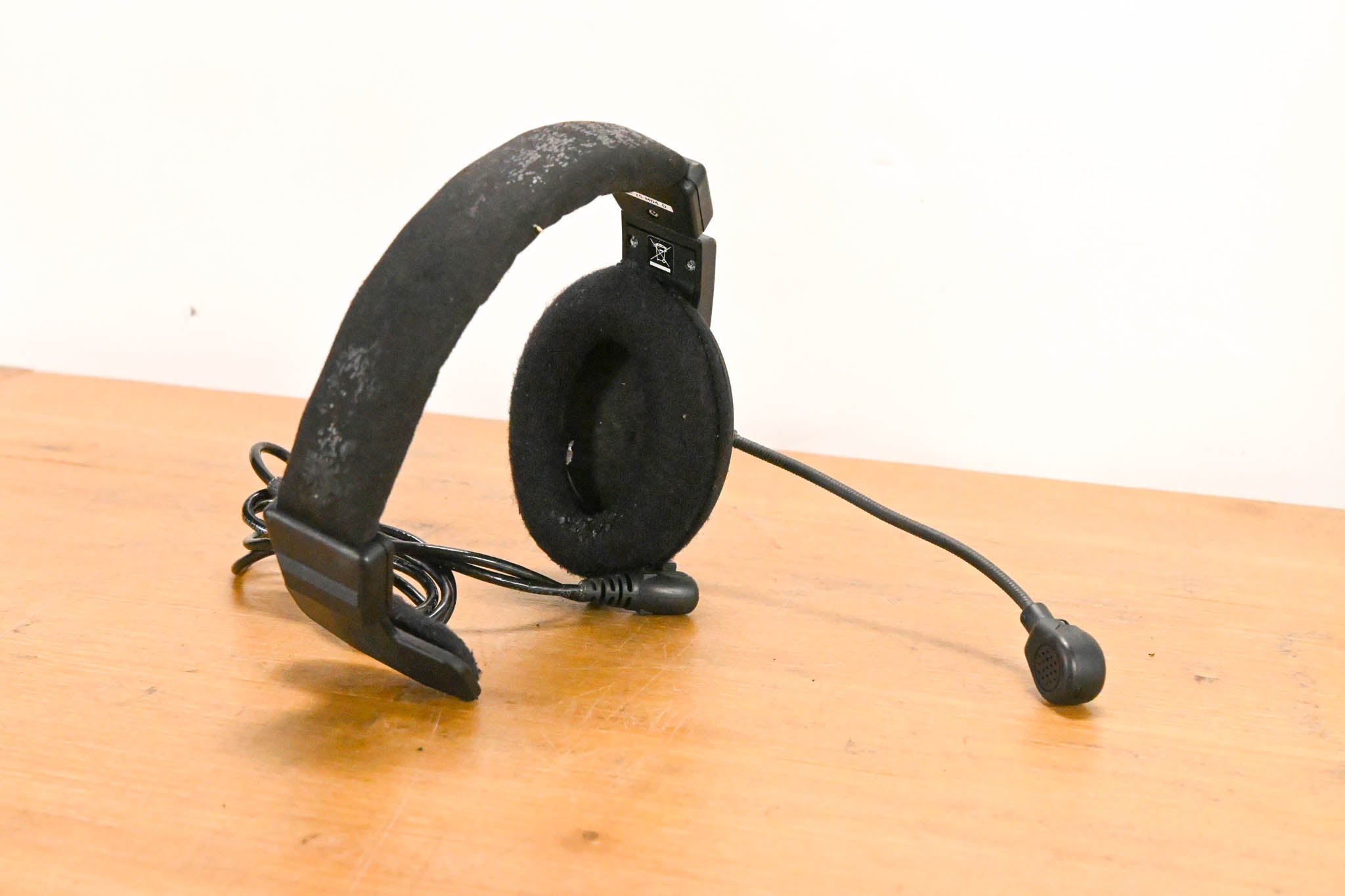 Clear-Com CC-15-MD4 Single-Ear Intercom Headset with Mini DIN Connector