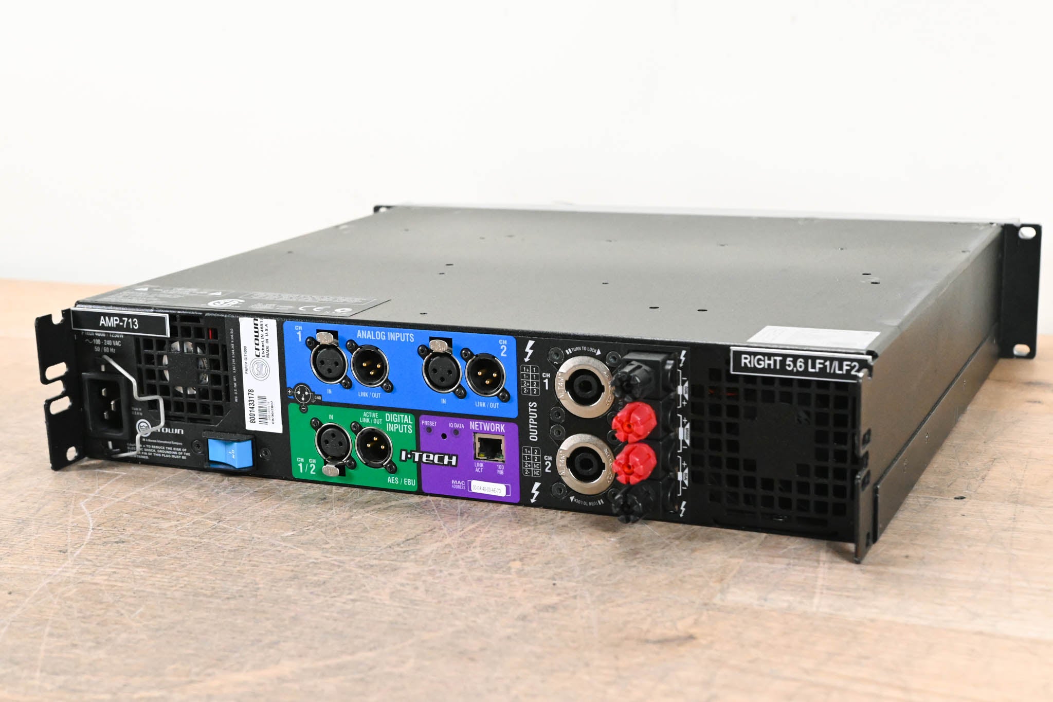 Crown I-Tech 4000 2-Channel Power Amplifier