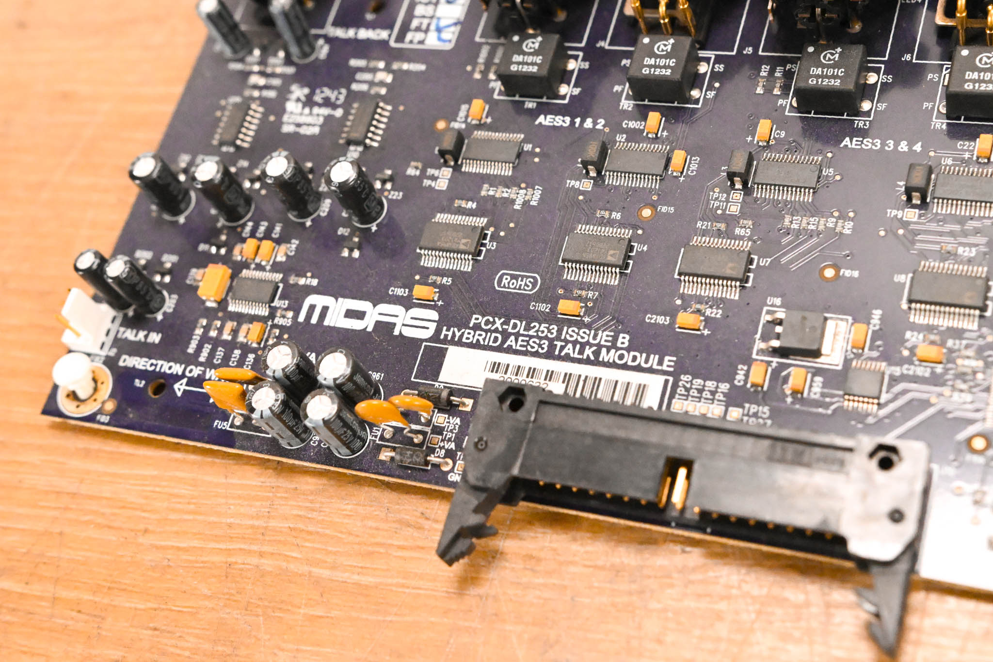 Midas DL253 Hybrid AES3 Talk Module (PCX-DL253 Issue B)