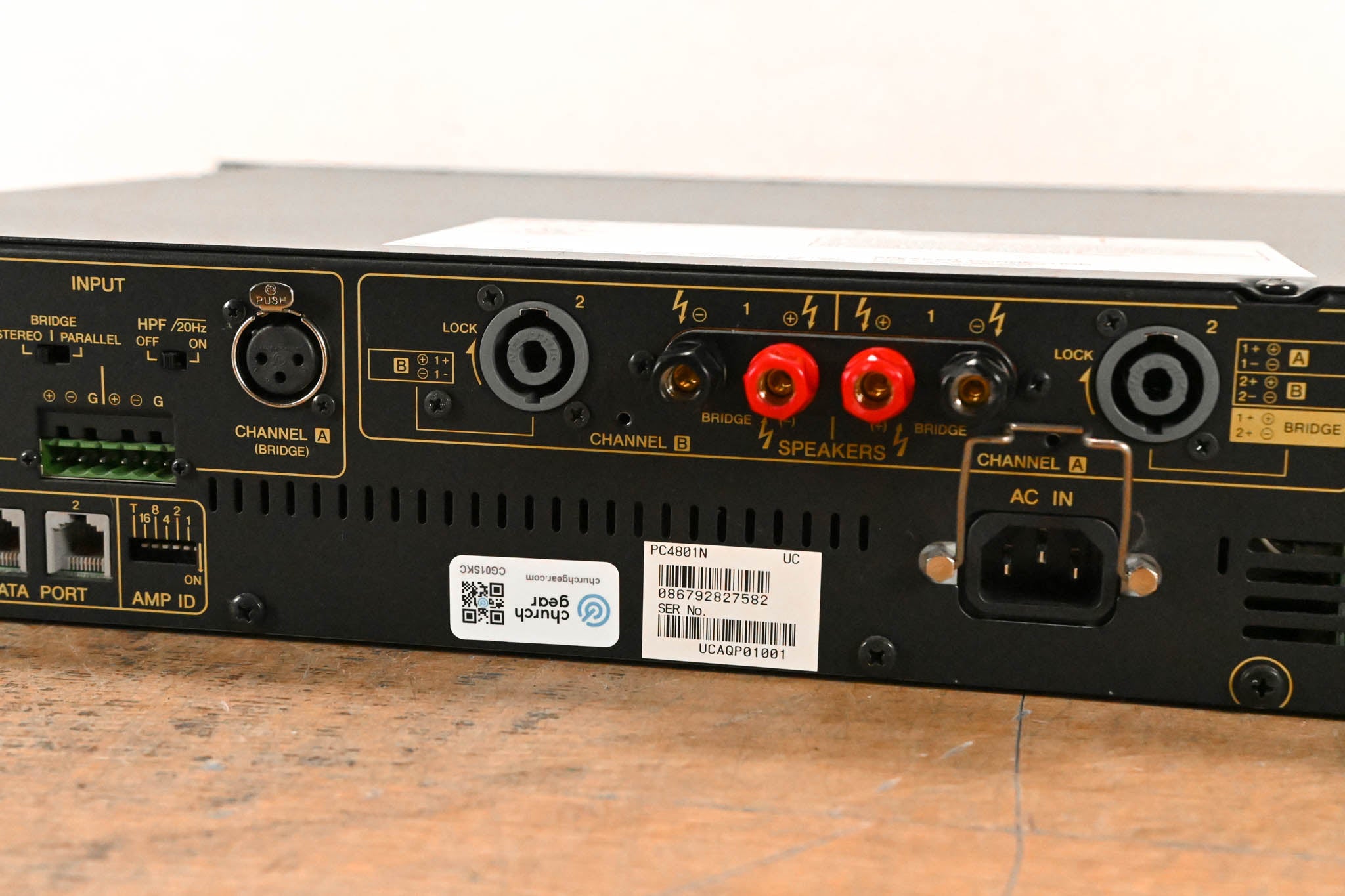 Yamaha PC4801N 2-Channel 475W Power Amplifier