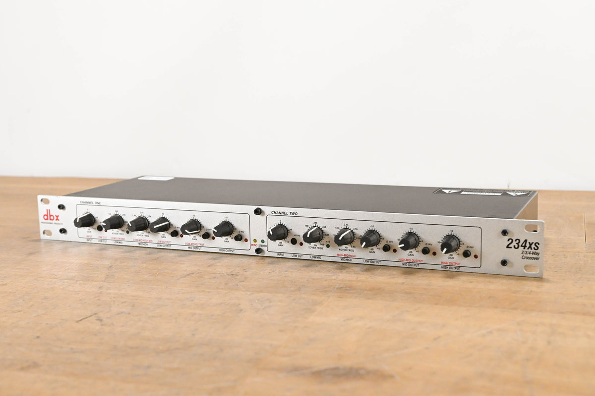 dbx 234xs 2/3-Way Stereo, 4-Way Mono Crossover