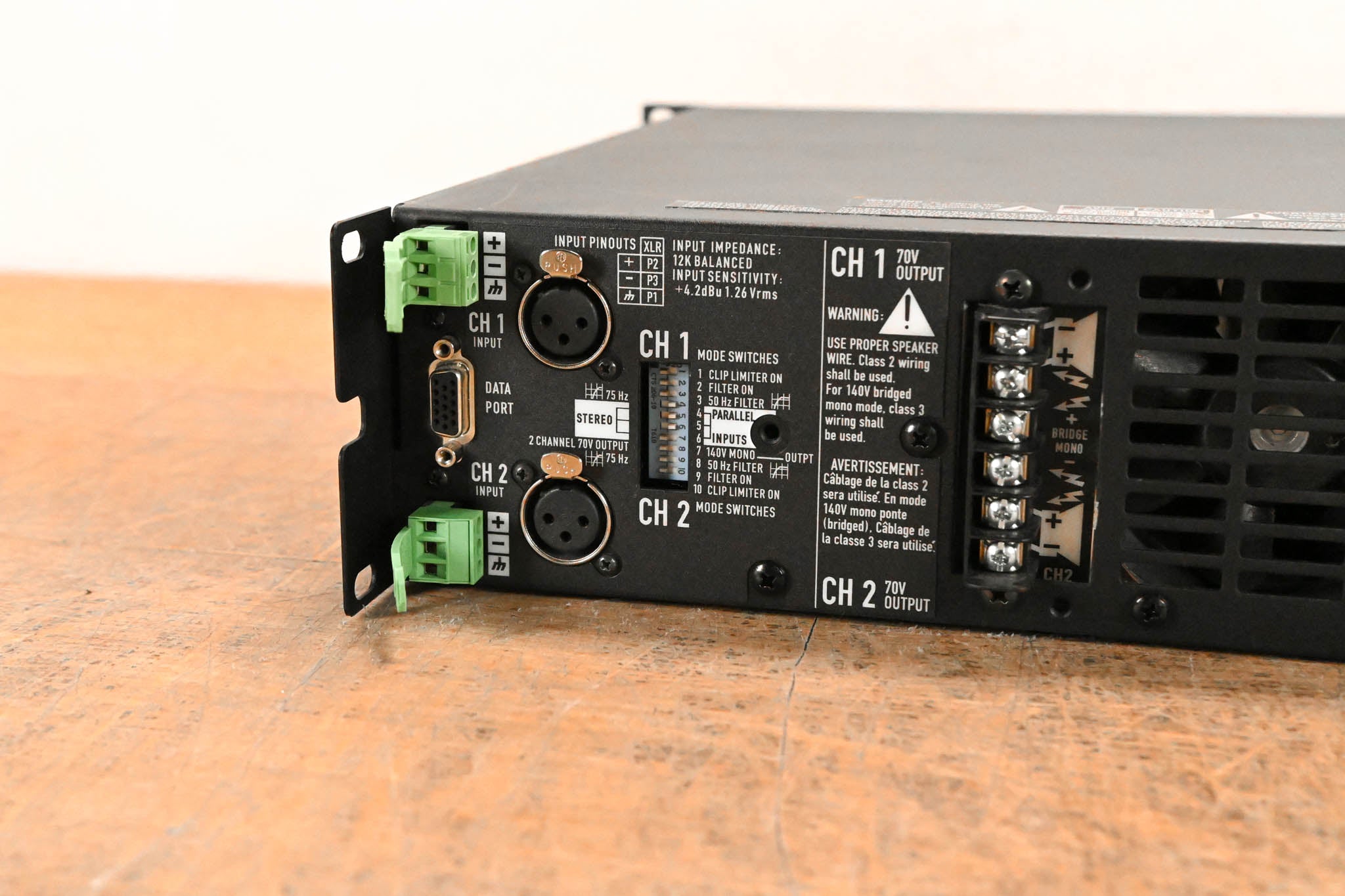 QSC CX302V 2-Channel Power Amplifier CG01PBP