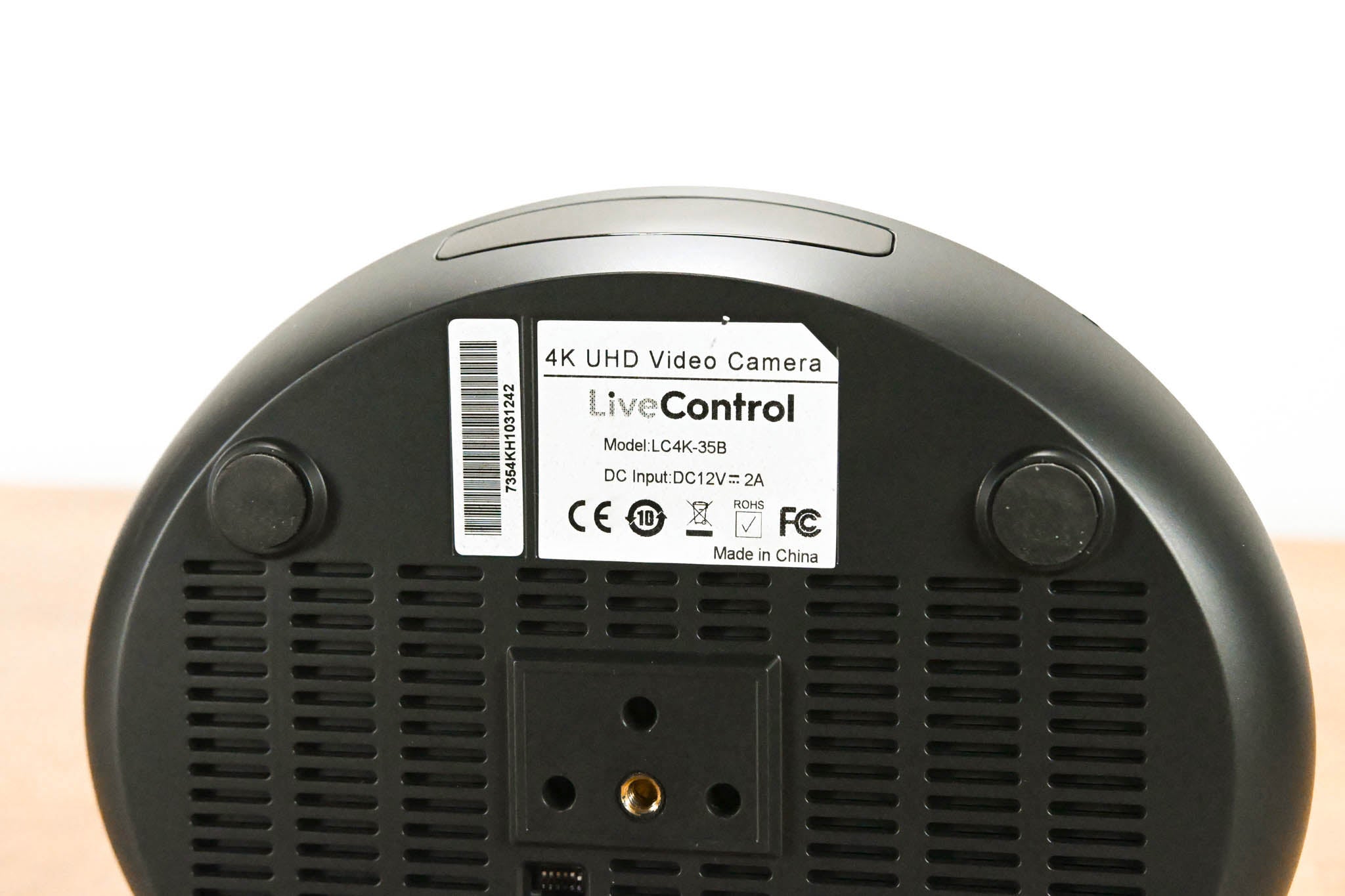 LiveControl LC4K-35B 4K UHD PTZ Video Camera (NO POWER SUPPLY)