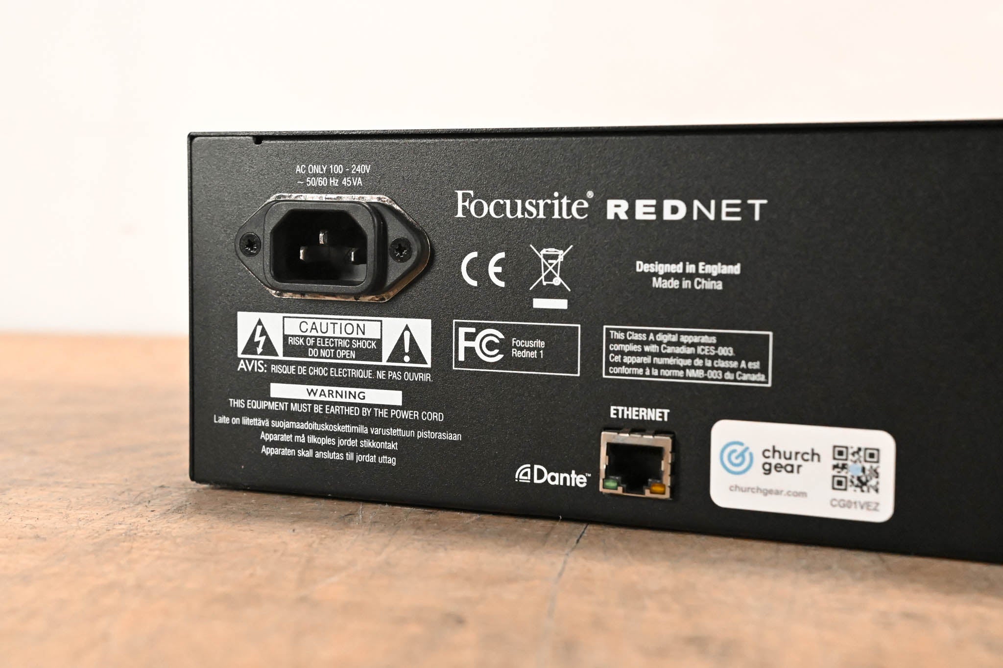 Focusrite RedNet 1 Dante Audio Interface
