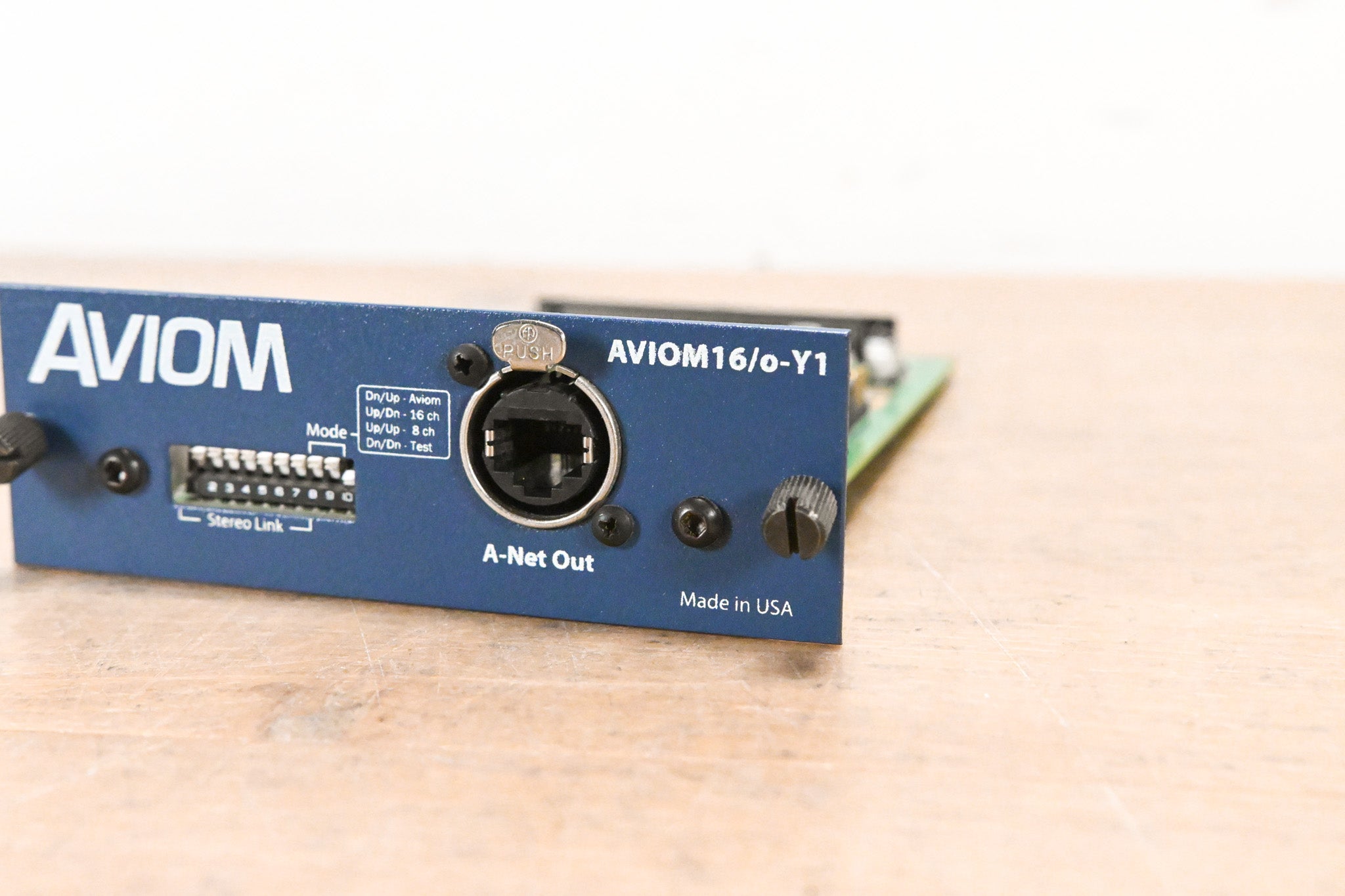 Aviom 16/o-Y1 A-Net Card for Yamaha Digital Products