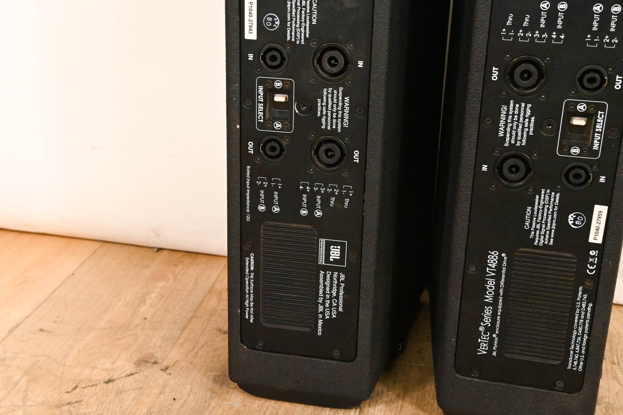 JBL VT4886 Dual 6.5" Passive Compact Line Array Loudspeakers (PAIR)