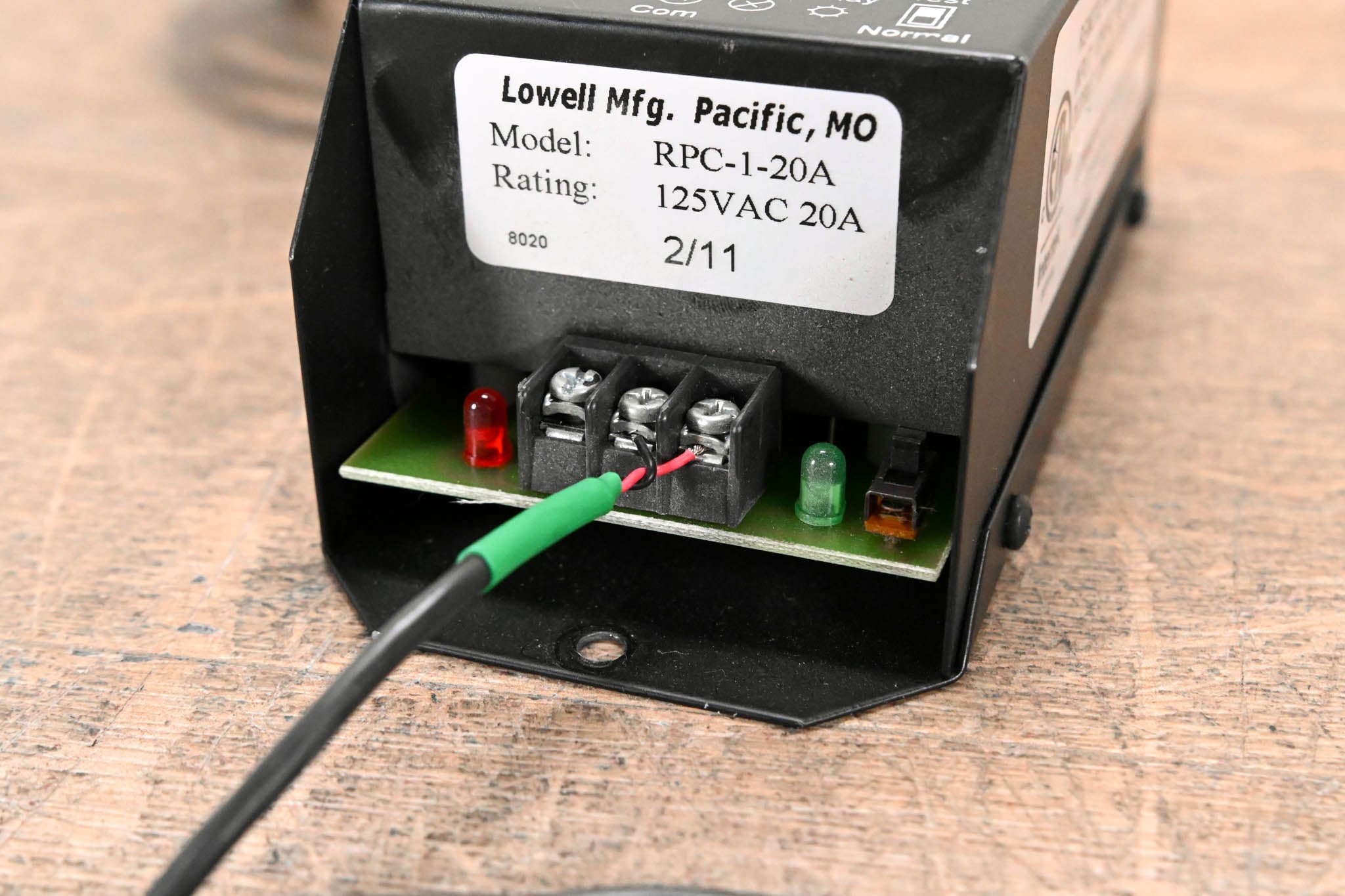 Lowell RPC-1-20A 20A Remote Power Control Unit