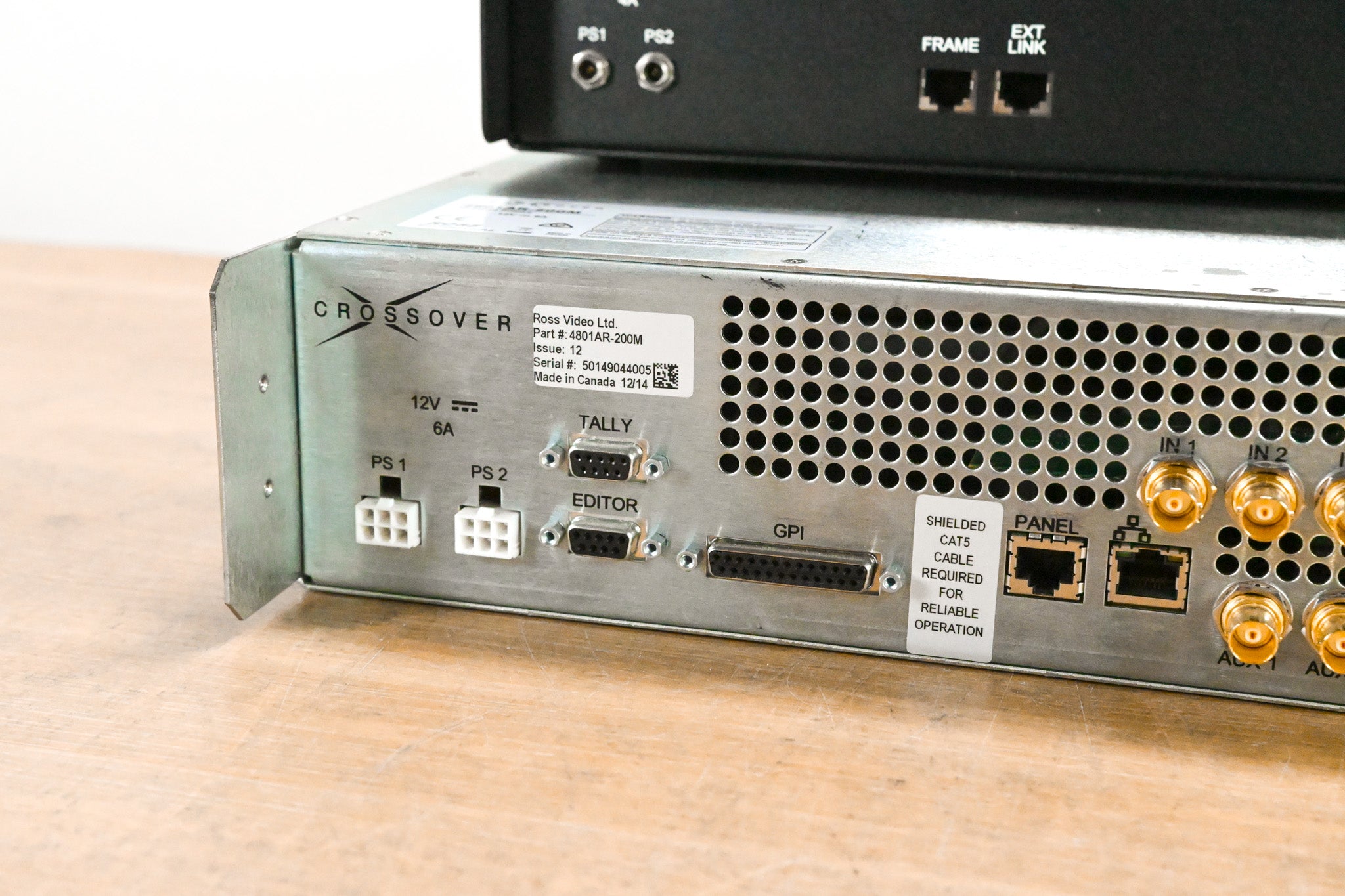 Ross CrossOver 12 12-Input HD Production Switcher (NO POWER SUPPLY)