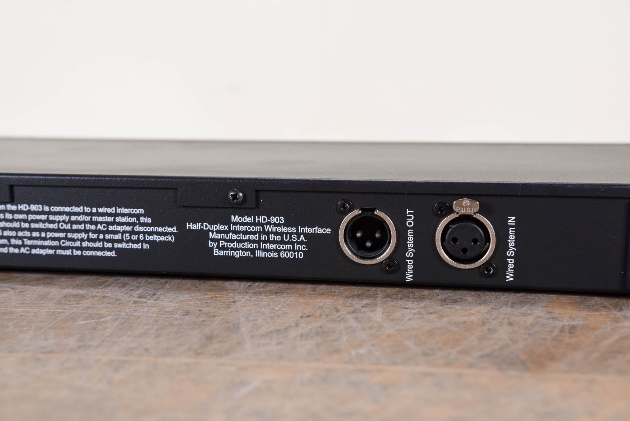 Production Intercom HD-903 Half Duplex Interface (NO POWER SUPPLY)