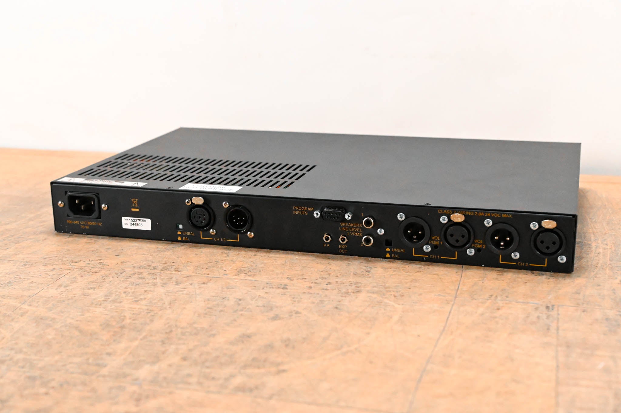 Telex MS-2002 2-Channel Master Station and Power Supply