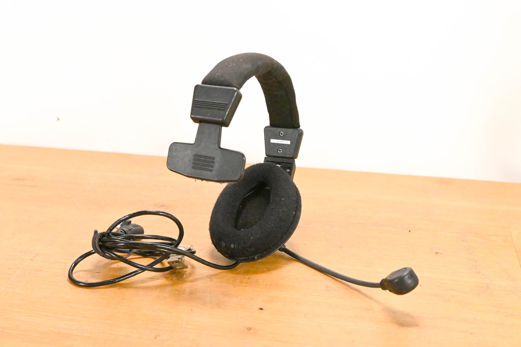 Clear-Com CC-15-MD4 Single-Ear Intercom Headset with Mini DIN Connector