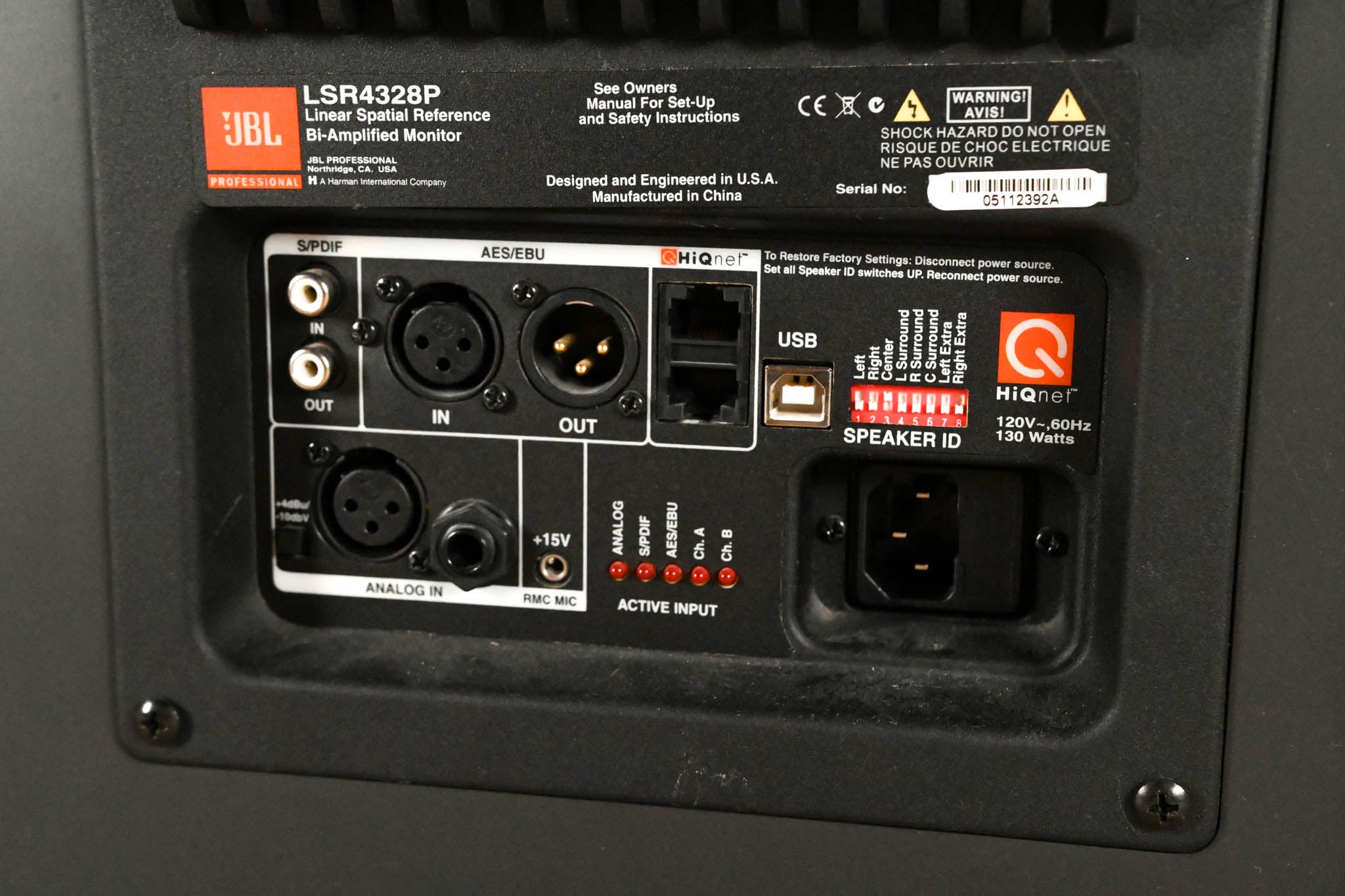 JBL LSR4328P 2-Way 8" Bi-Amplified Studio Monitor (PAIR)