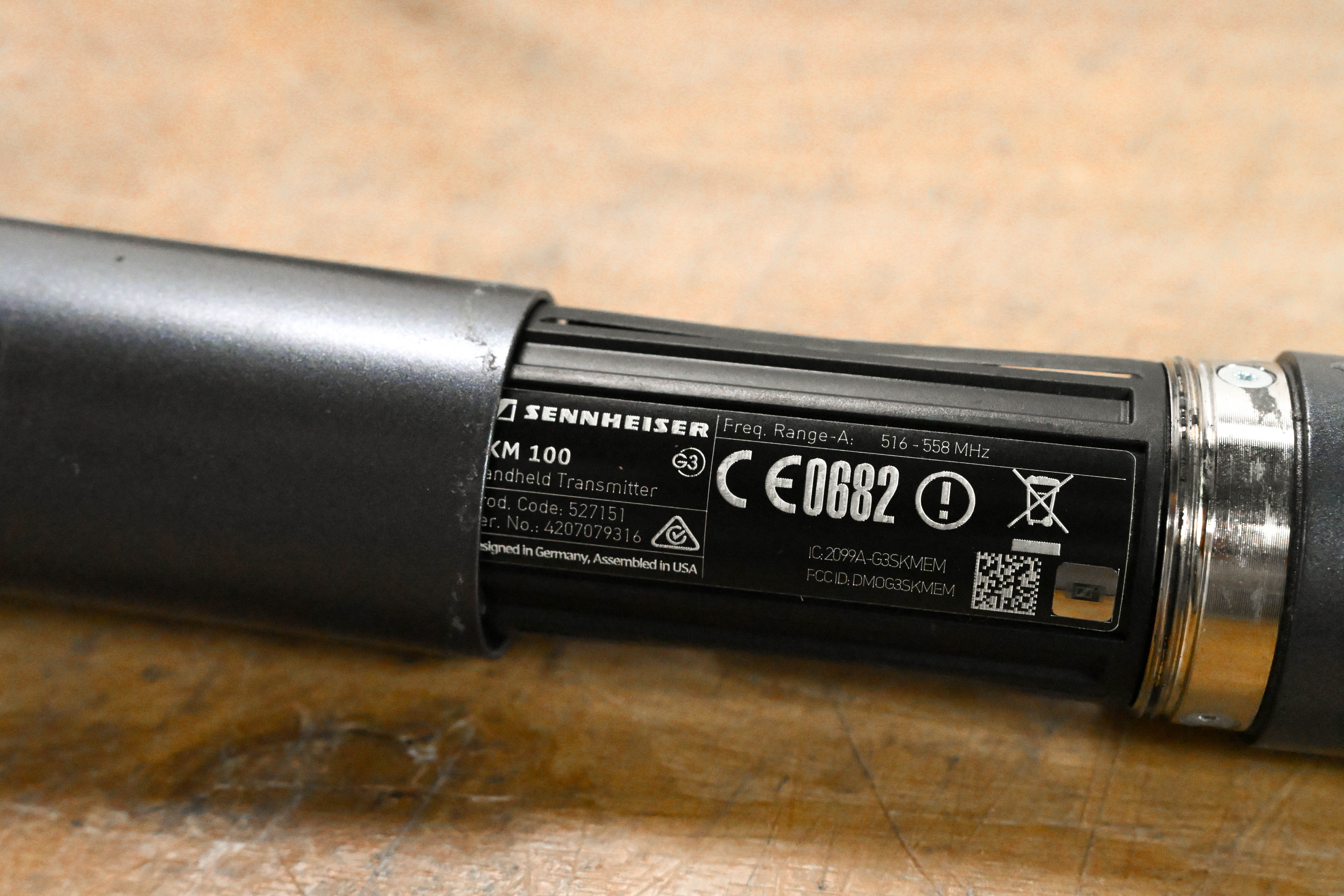 Sennheiser ew 100 G3 Handheld Wireless System A Range - NO POWER SUPPLY