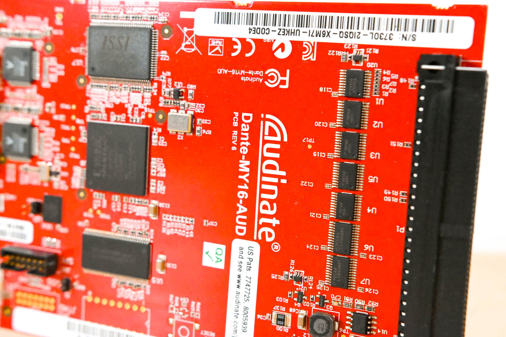 Audinate Dante-MY16-AUD 16-Channel Dante Network I/O Card