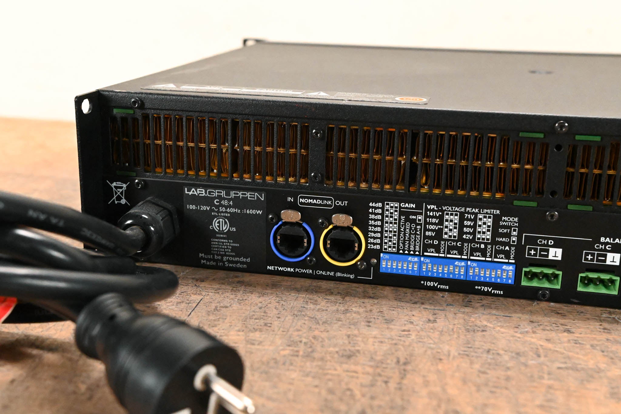 Lab Gruppen C 48:4 4800W 4-Channel Power Amplifier