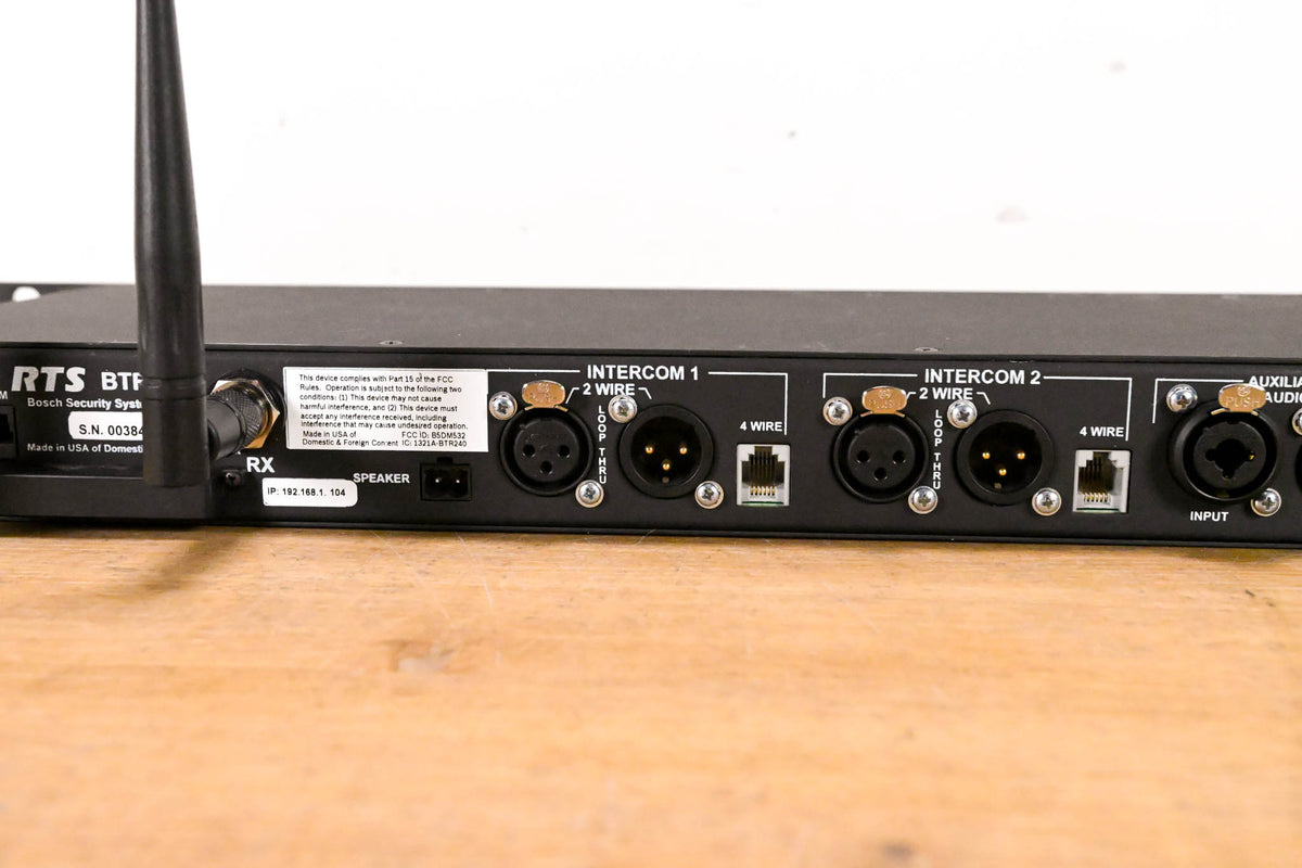 RTS BTR-240 2.4 GHz Wireless Intercom Base Station